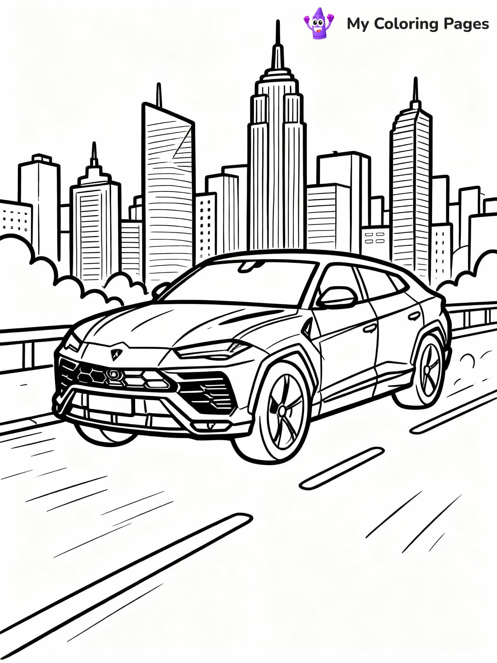 Lamborghini Coloring Pages - 18