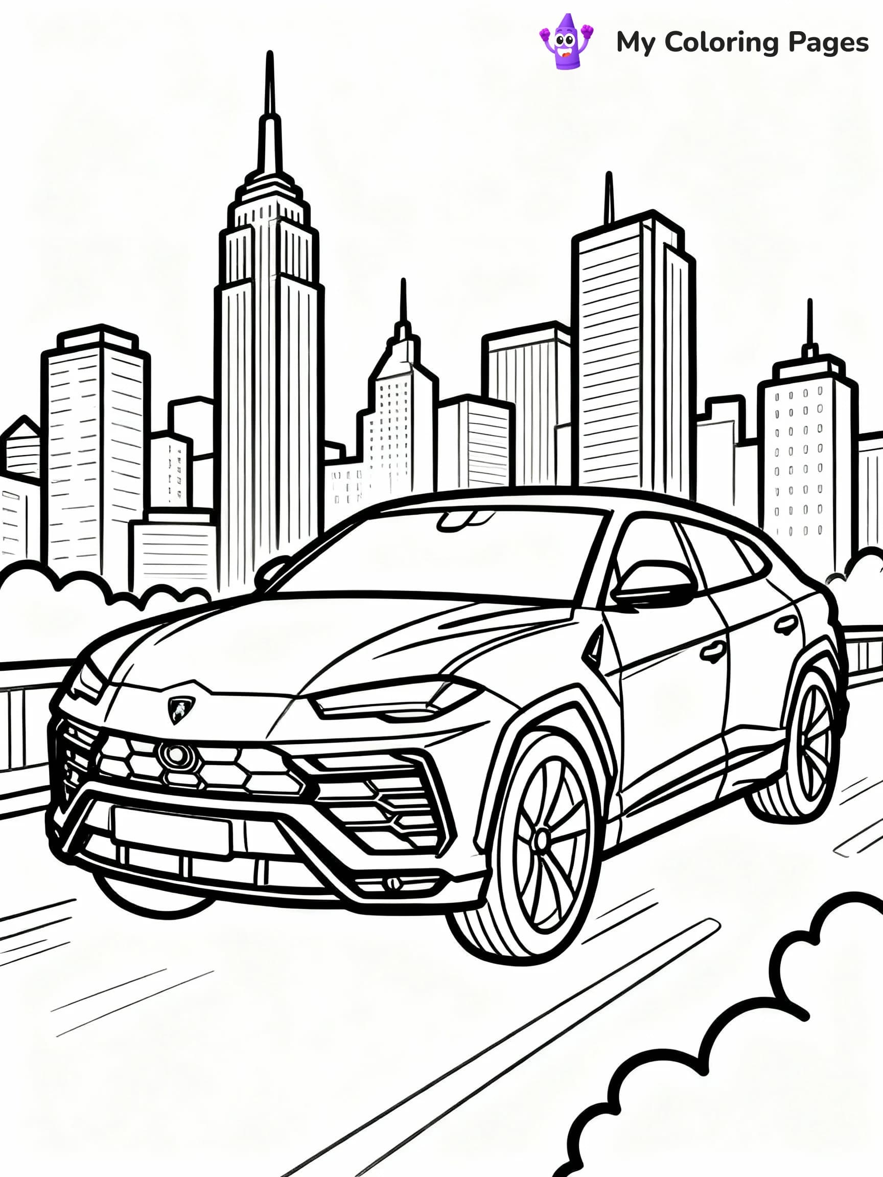 Lamborghini Coloring Pages - 17
