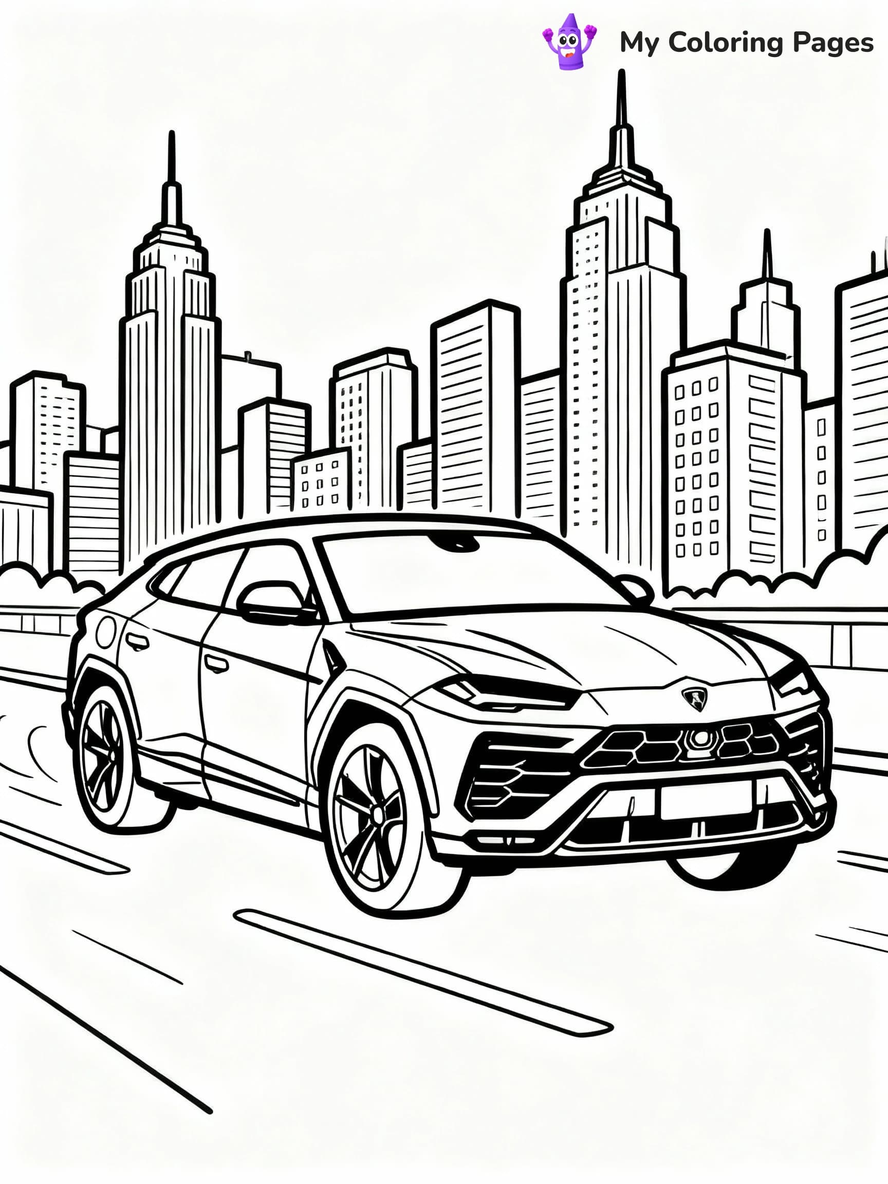 Lamborghini Coloring Pages - 16