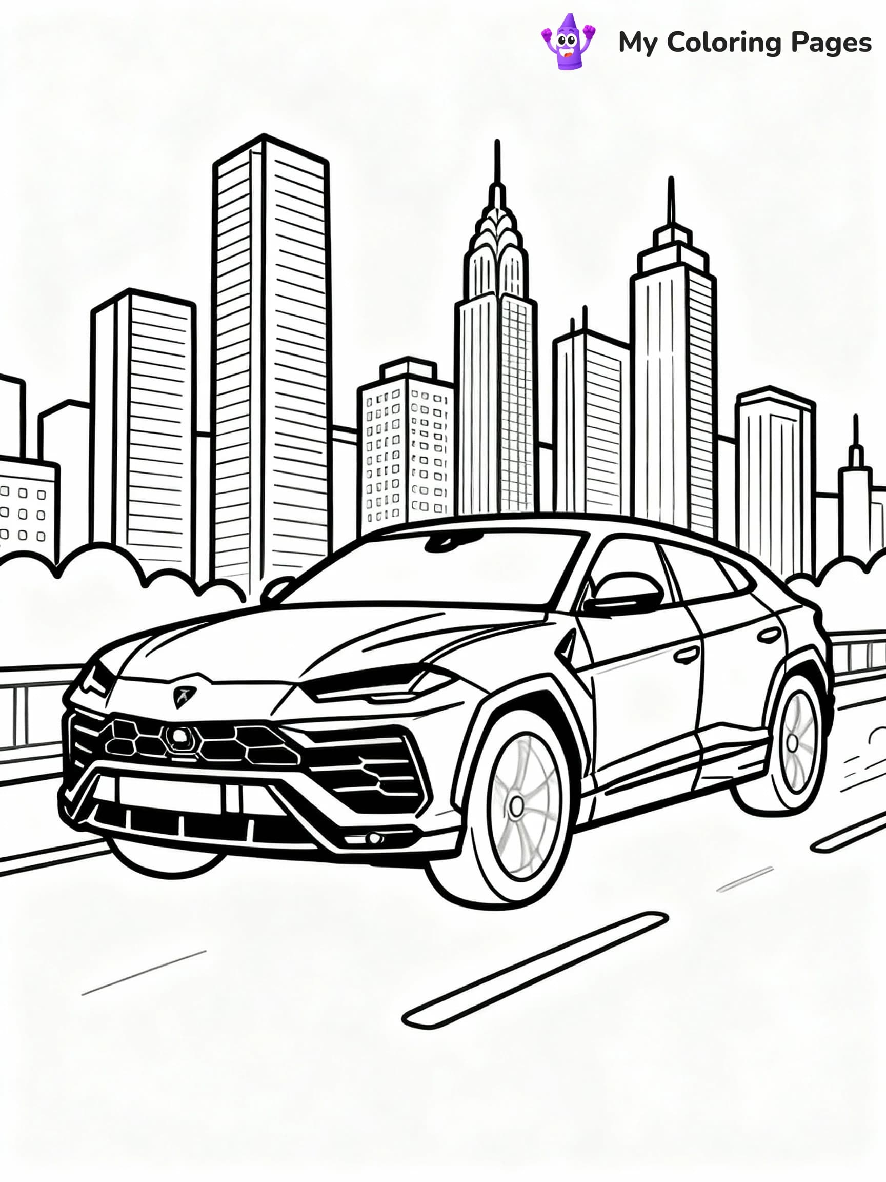 Lamborghini Coloring Pages - 15