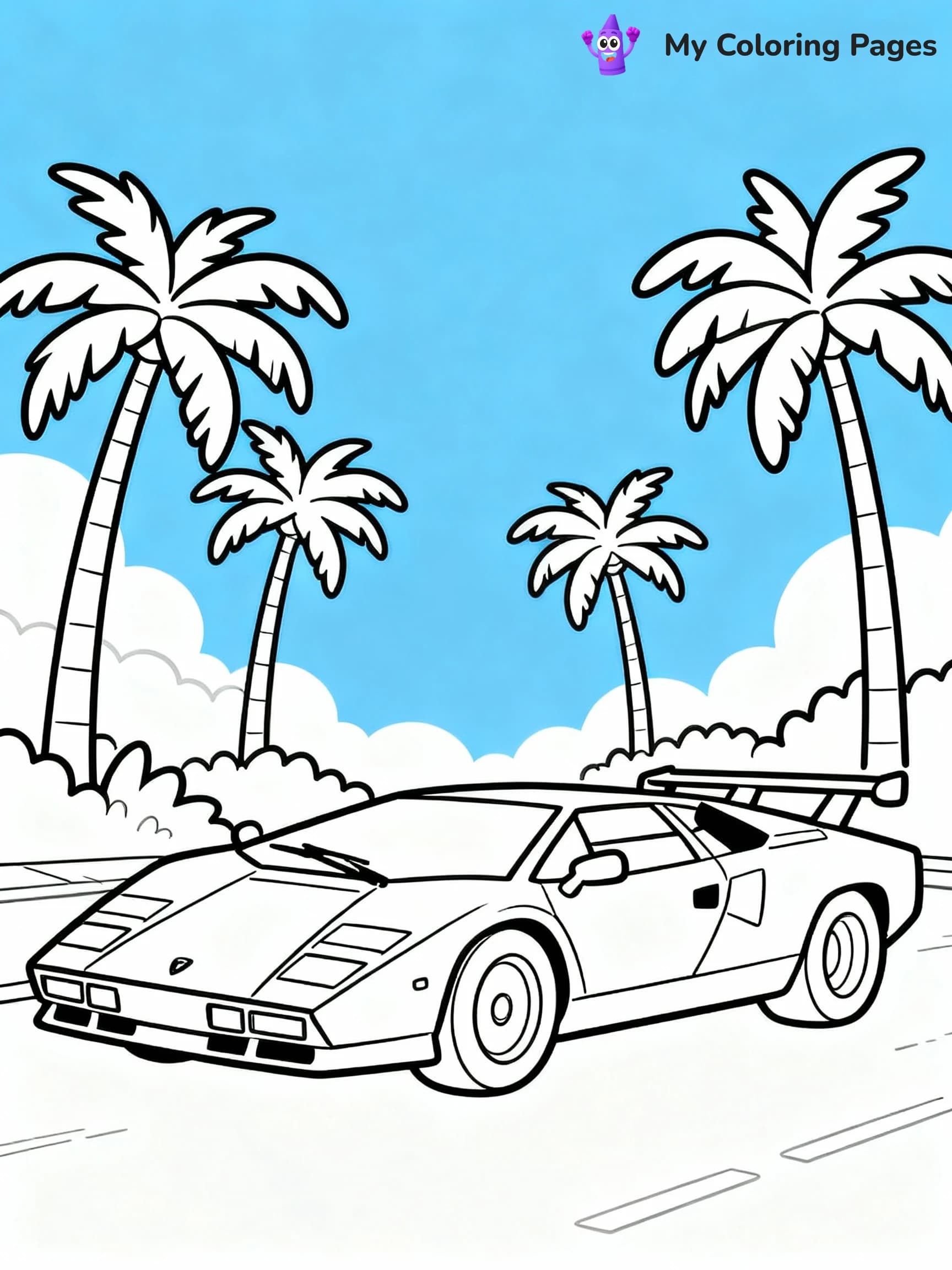 Lamborghini Coloring Pages - 9