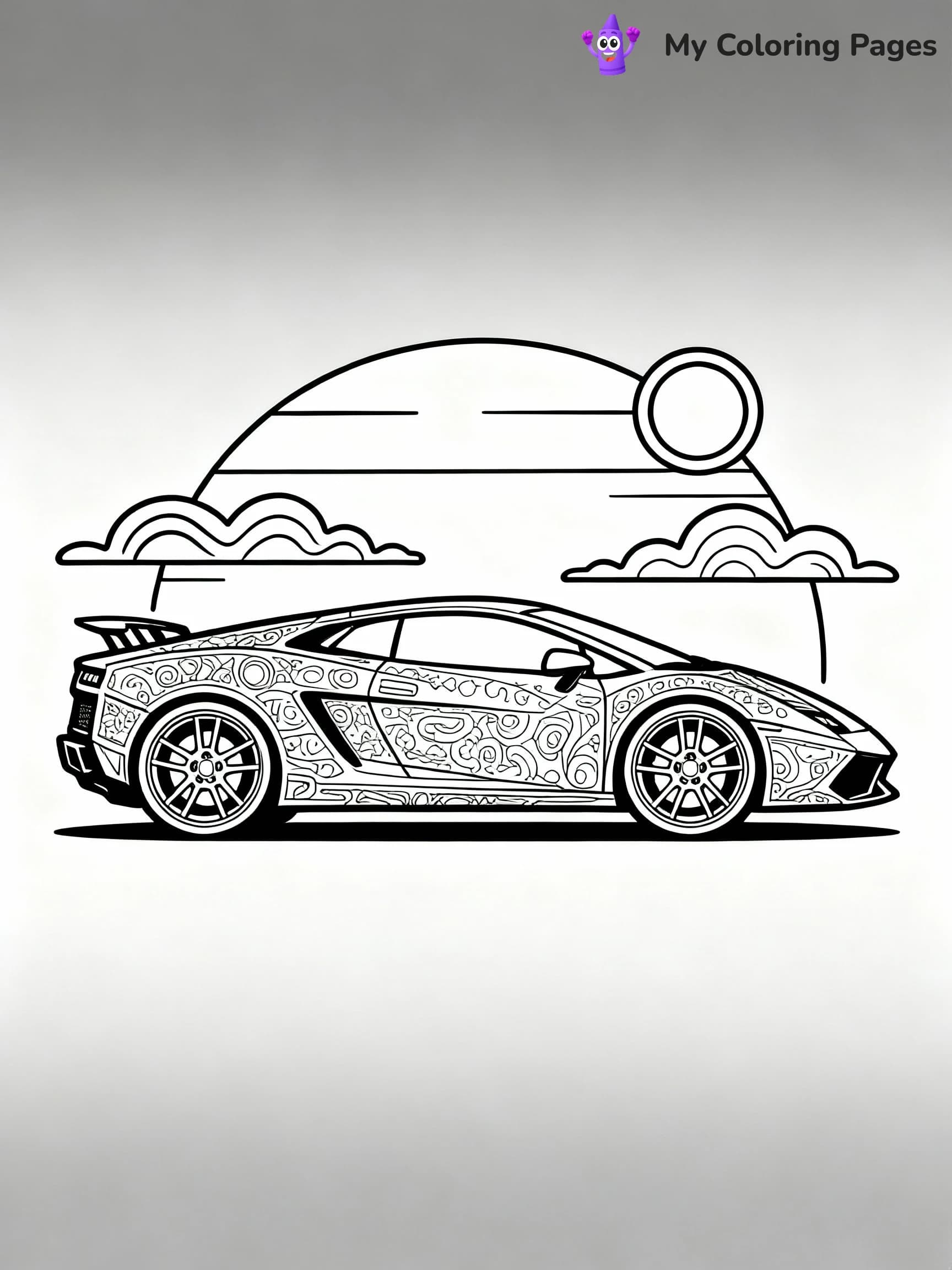Lamborghini Coloring Pages - 6