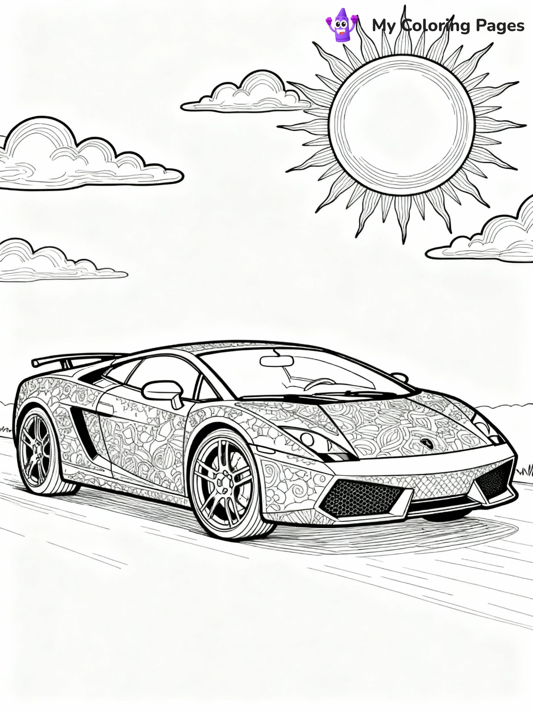 Lamborghini Coloring Pages - 5