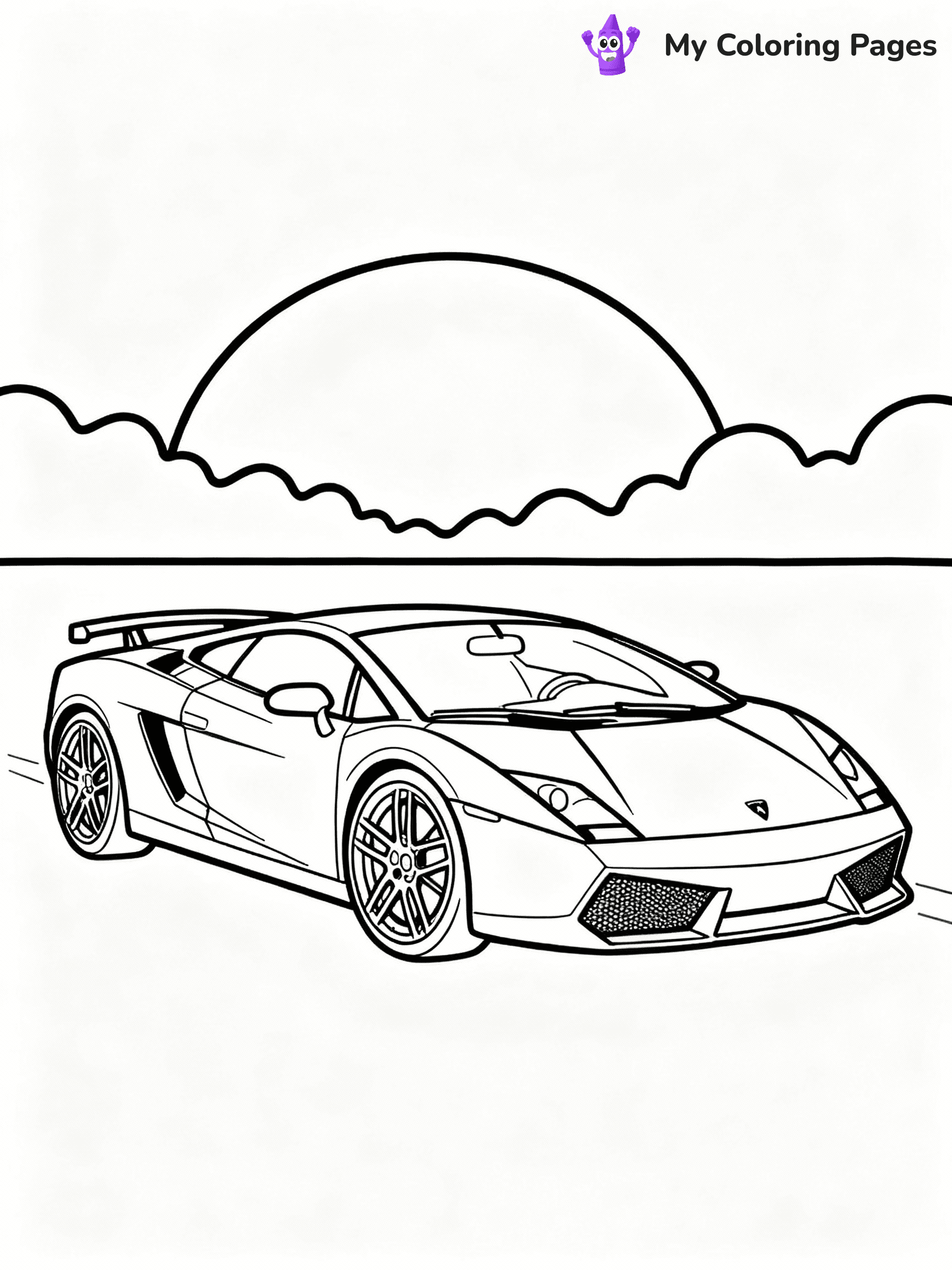 ⚠️ CRITICAL REQUIREMENT - ABSOLUTE BLACK AND WHITE ONLY ⚠️
This MUST be a BLACK AND WHITE line drawing ONLY. NO COLORS whatsoever.
- ONLY pure black lines (#000000) on pure white background (#FFFFFF)
- ABSOLUTELY NO colors, NO shading, NO gradients, NO grayscale
- If there are ANY colors in the output, the image is REJECTED
- This is a COLORING PAGE - meant to be COLORED IN by children
- The output must be UNCOLORED line art ready for coloring
⚠️ SUBJECT TO DRAW: Lamborghini Gallardo in intricate outline style, showcasing detailed wheels, parked under a vibrant sunset
(REMEMBER: Output must be BLACK AND WHITE line art only, NOT colored!)
# COLORING PAGE: BLACK OUTLINES ONLY - WHITE BACKGROUND MANDATORY
Create a **coloring book page** using EXACTLY two values: black lines, white space.
## NON-NEGOTIABLE BINARY RULES
- **ONLY #000000 (black) and #FFFFFF (white)** - NO other values exist
- **EVERY PIXEL = BLACK OR WHITE** - no gray/shading/antialiasing
- **WHITE BACKGROUND MANDATORY** - entire canvas stays white
- **ALL SHAPES HOLLOW** - everything is empty outlines waiting to be colored
- **FORBIDDEN:** fills, shading, gradients, patterns, textures, colors
- **NO SOLID REGIONS** - if it's not a thin line, it's wrong
## Universal Line Standards
- Black outlines ONLY - thin, uniform weight
- Every shape completely empty inside
- Closed contours suitable for coloring
- Simple flat illustration - zero depth/3D/realism
- **Style:** Whimsical Doodle Art Alley - rounded, friendly outlines (unless specified)
## Everything = Outline Only
- Characters/animals: hollow shapes
- Objects/clothing: empty contours
- Backgrounds/scenery: line work only
- Natural elements: outlined forms
- Dark/night areas: don't exist (use outlined symbols)
- Textures/patterns: convert to simple lines
## The Test
Can a child color EVERY white space with crayons? If any area is pre-filled/shaded/gray or colored in, it FAILS. Every shape must be waiting to receive color.
**FINAL OUTPUT**: Binary coloring page. Black lines define shapes. White spaces ready for coloring. Nothing else exists. No exceptions. Print-ready.
⚠️ FINAL REMINDER: Draw the subject "Lamborghini Gallardo in intricate outline style, showcasing detailed wheels, parked under a vibrant sunset" as BLACK AND WHITE line art. Zero colors in output.