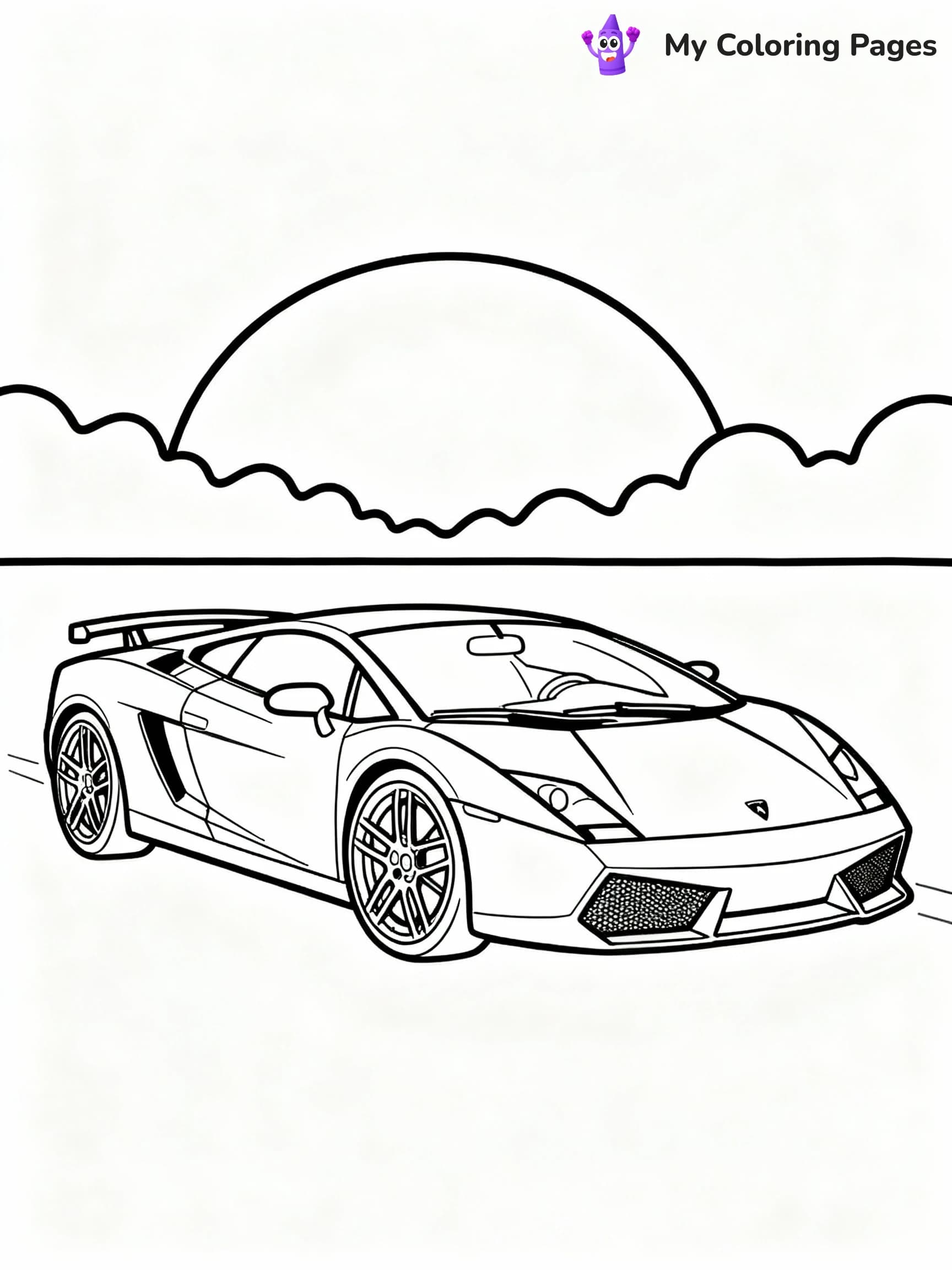 Lamborghini Coloring Pages - 4