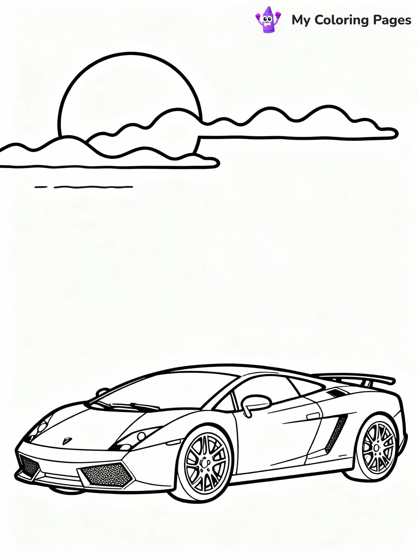 Lamborghini Coloring Pages - 3