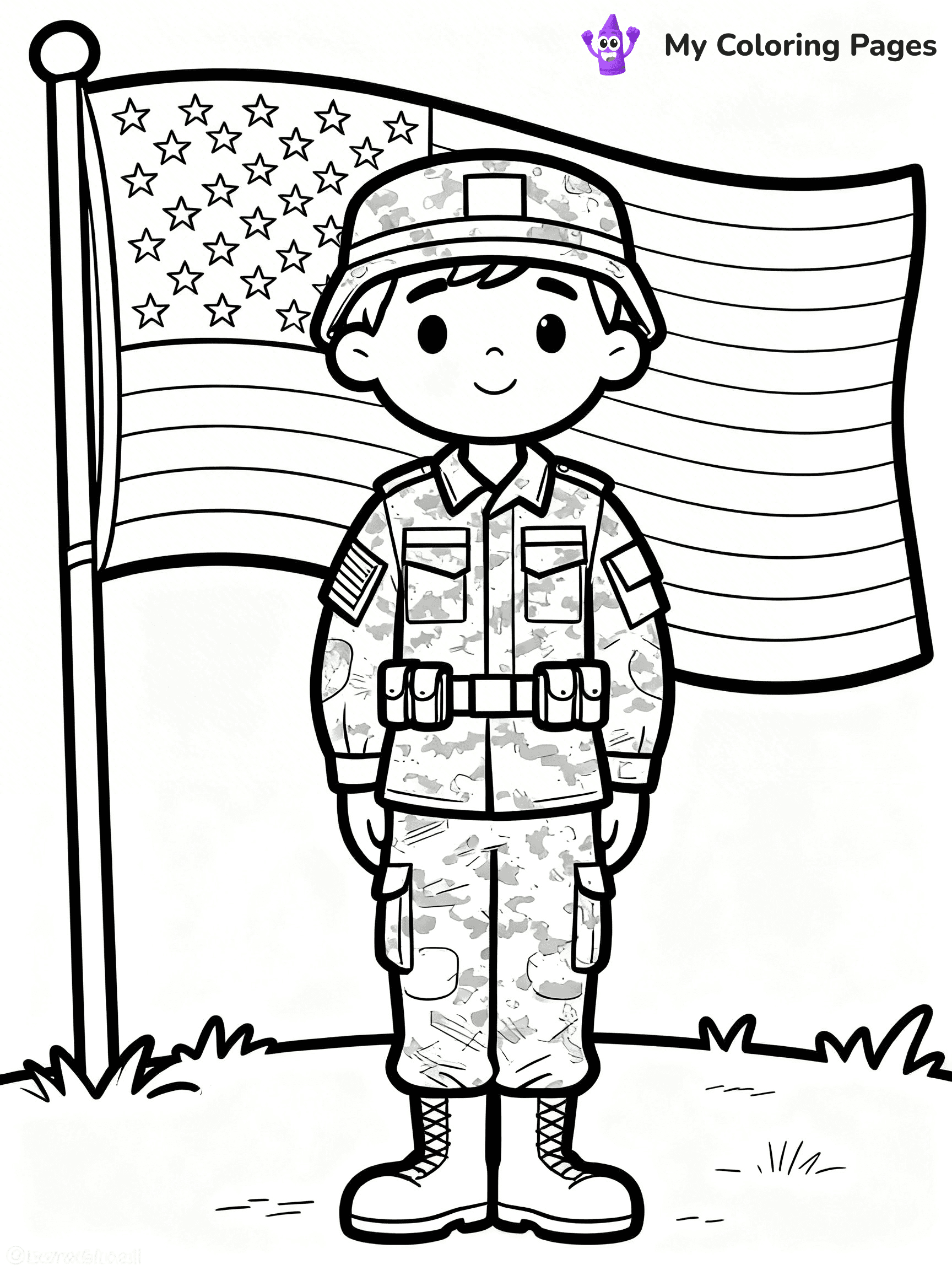 Military Coloring Pages - 7