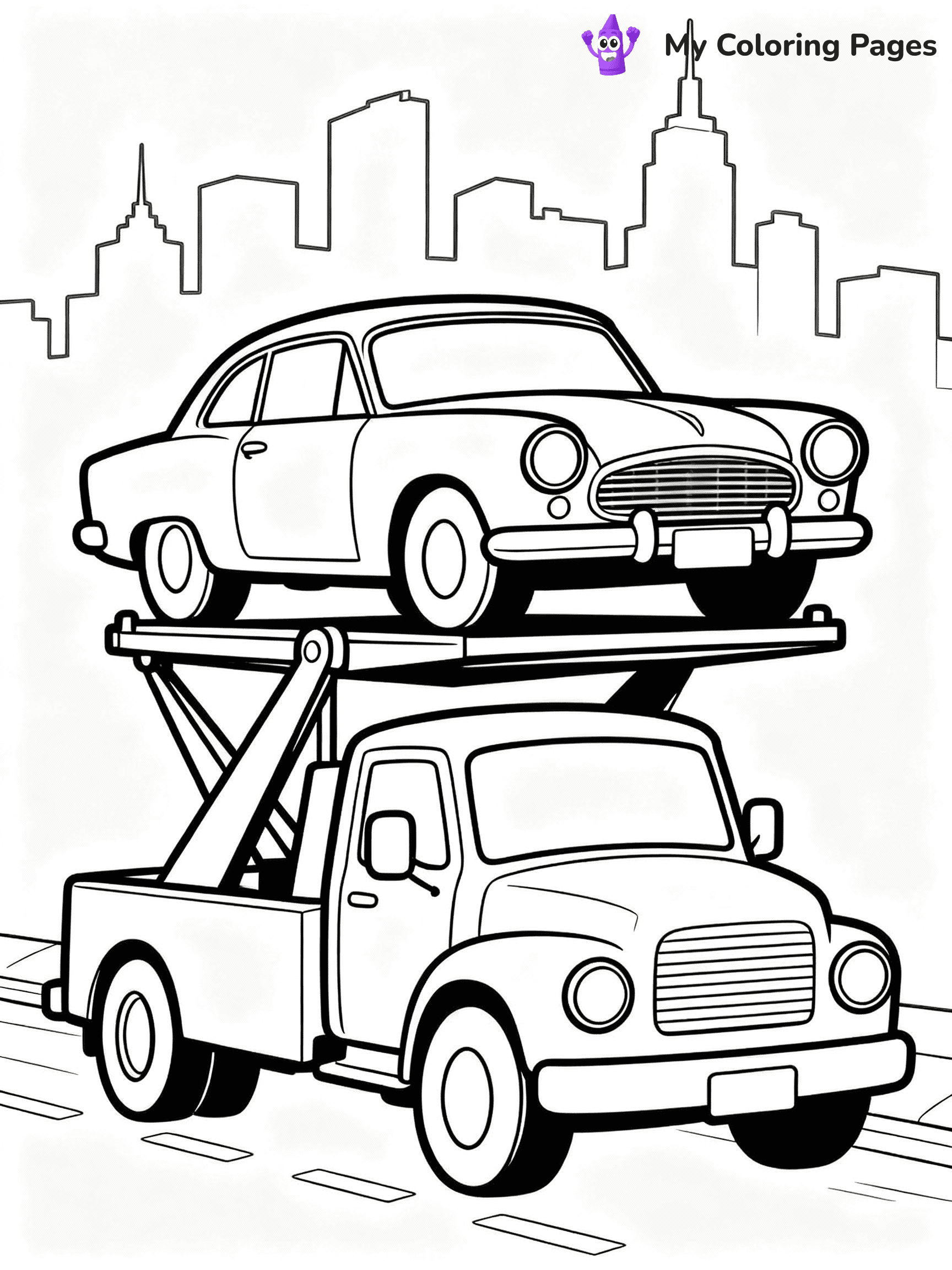 Truck Coloring Pages - 36