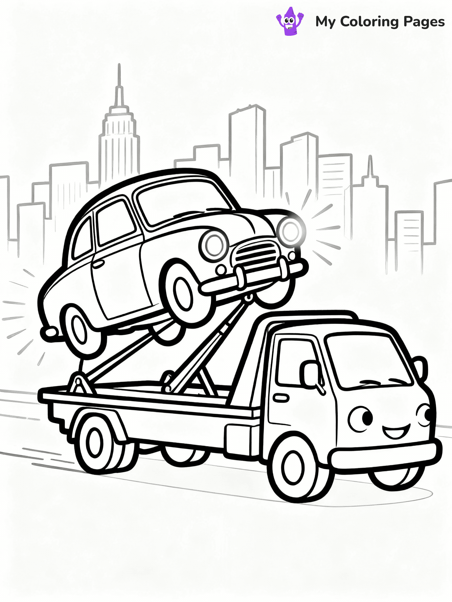 Truck Coloring Pages - 34