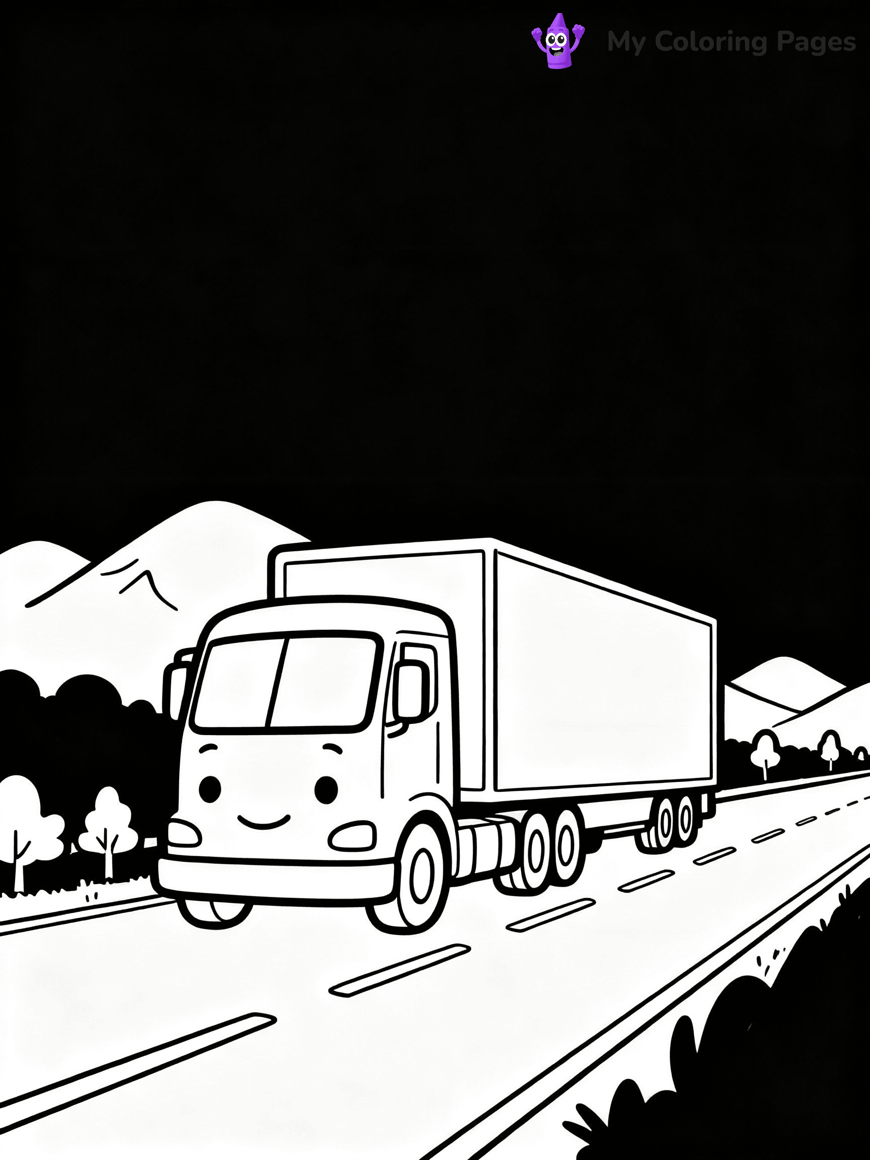 Truck Coloring Pages - 15