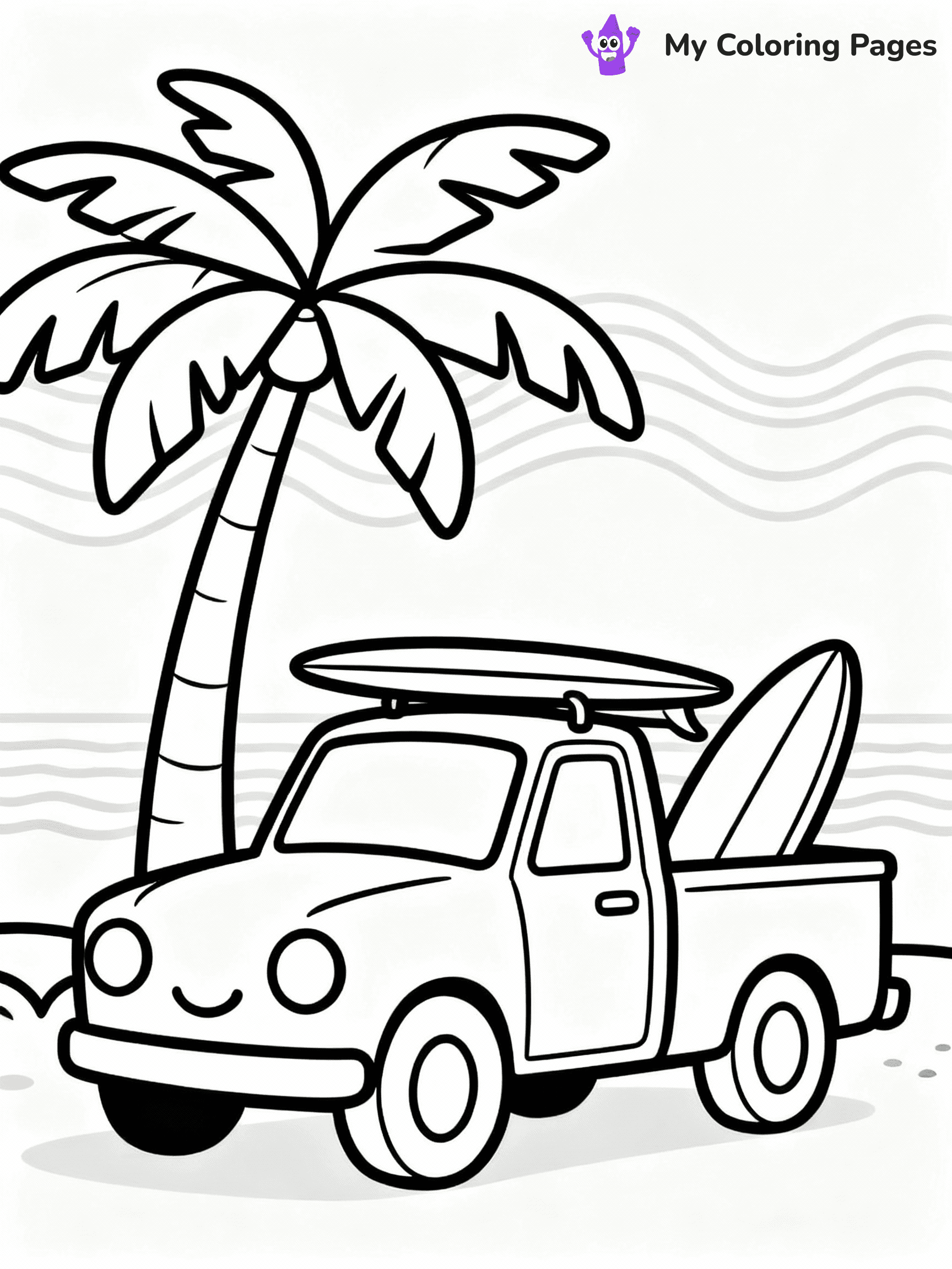 Truck Coloring Pages - 9