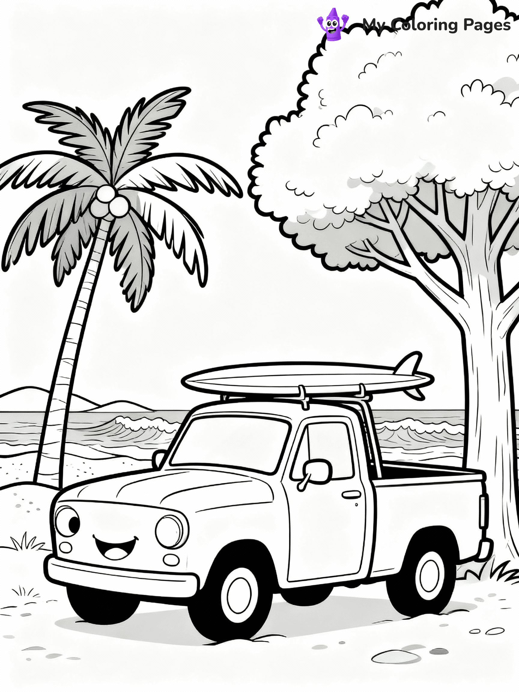 Truck Coloring Pages - 4