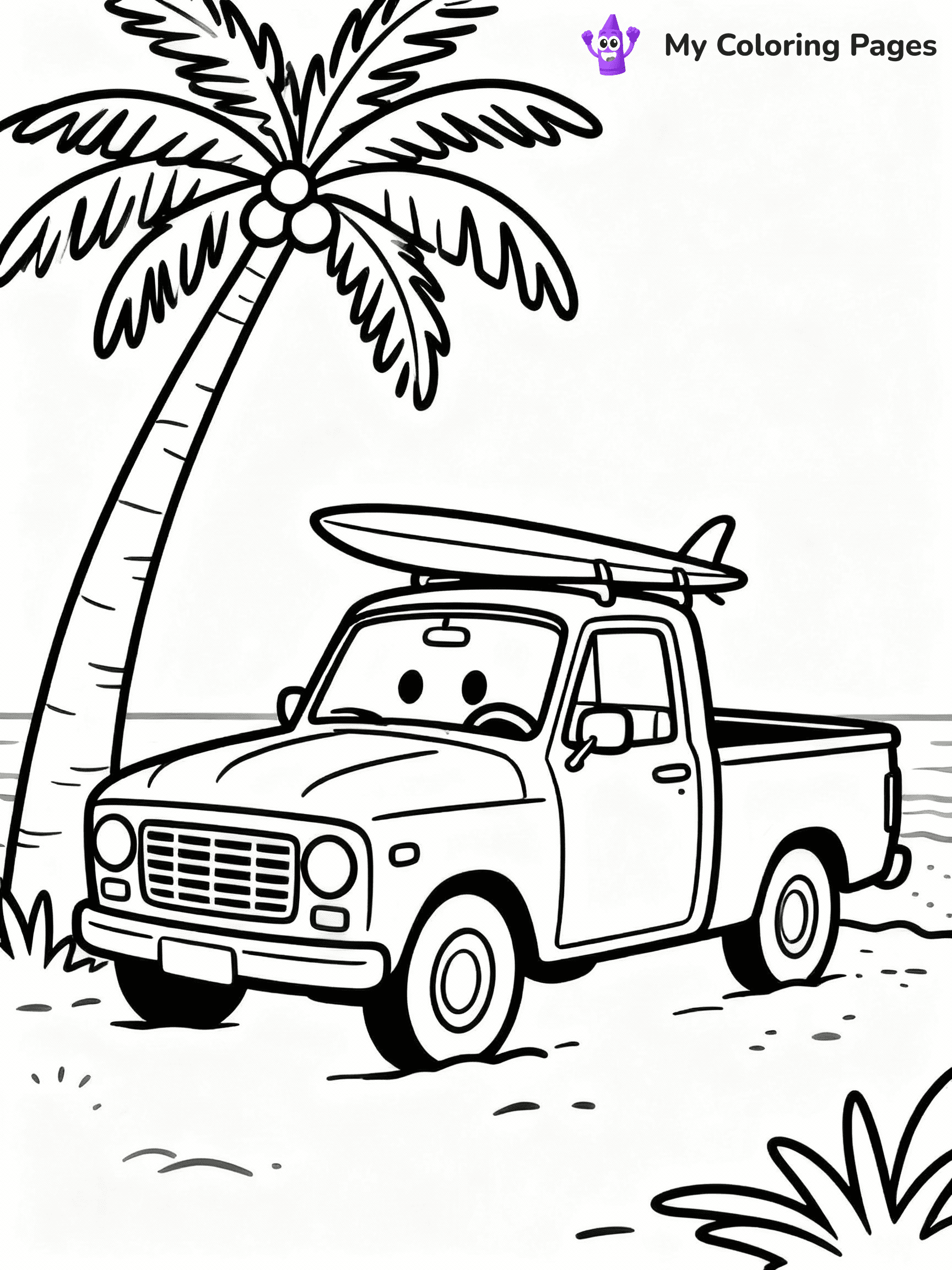Truck Coloring Pages - 1