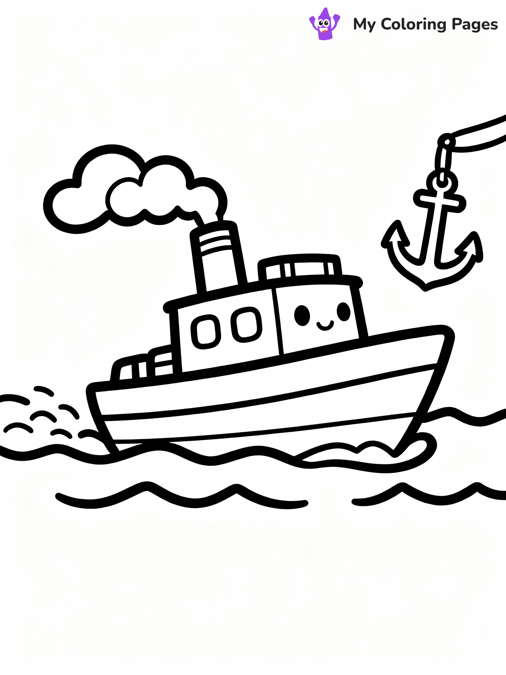 Boat Coloring Pages - 37