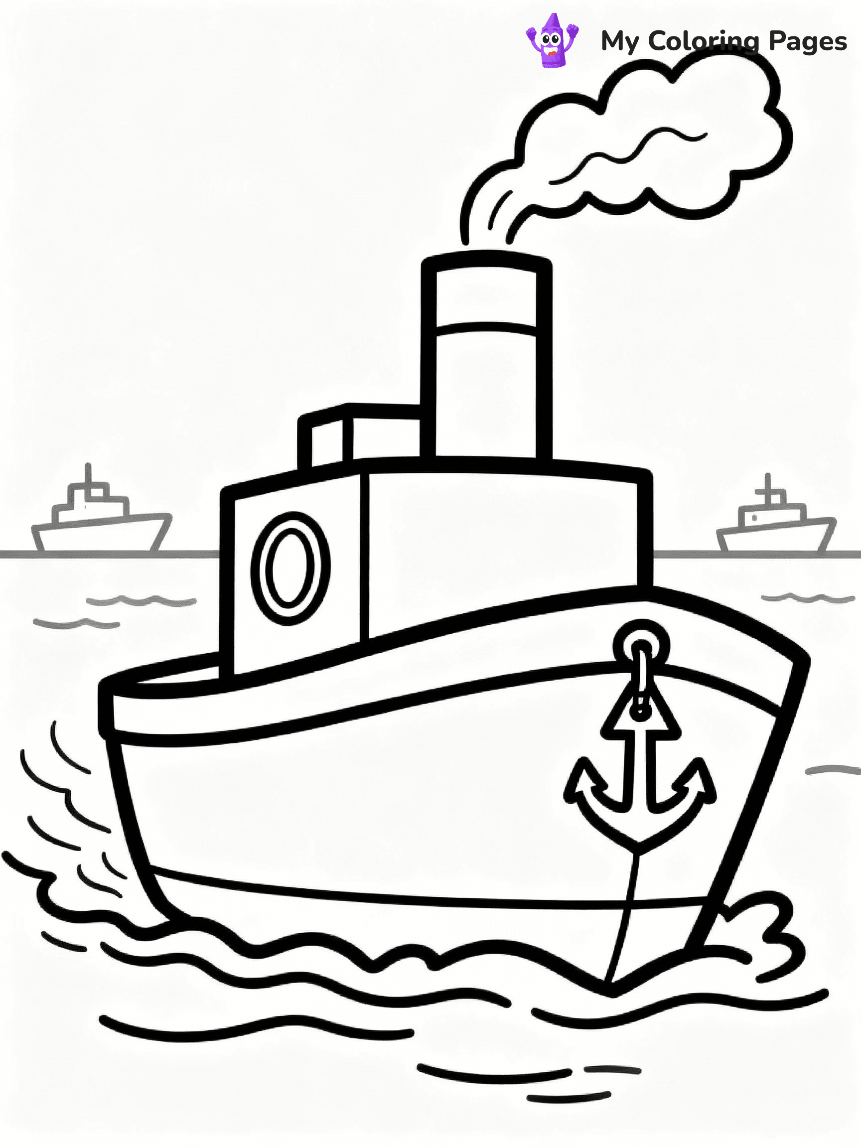 Boat Coloring Pages - 36