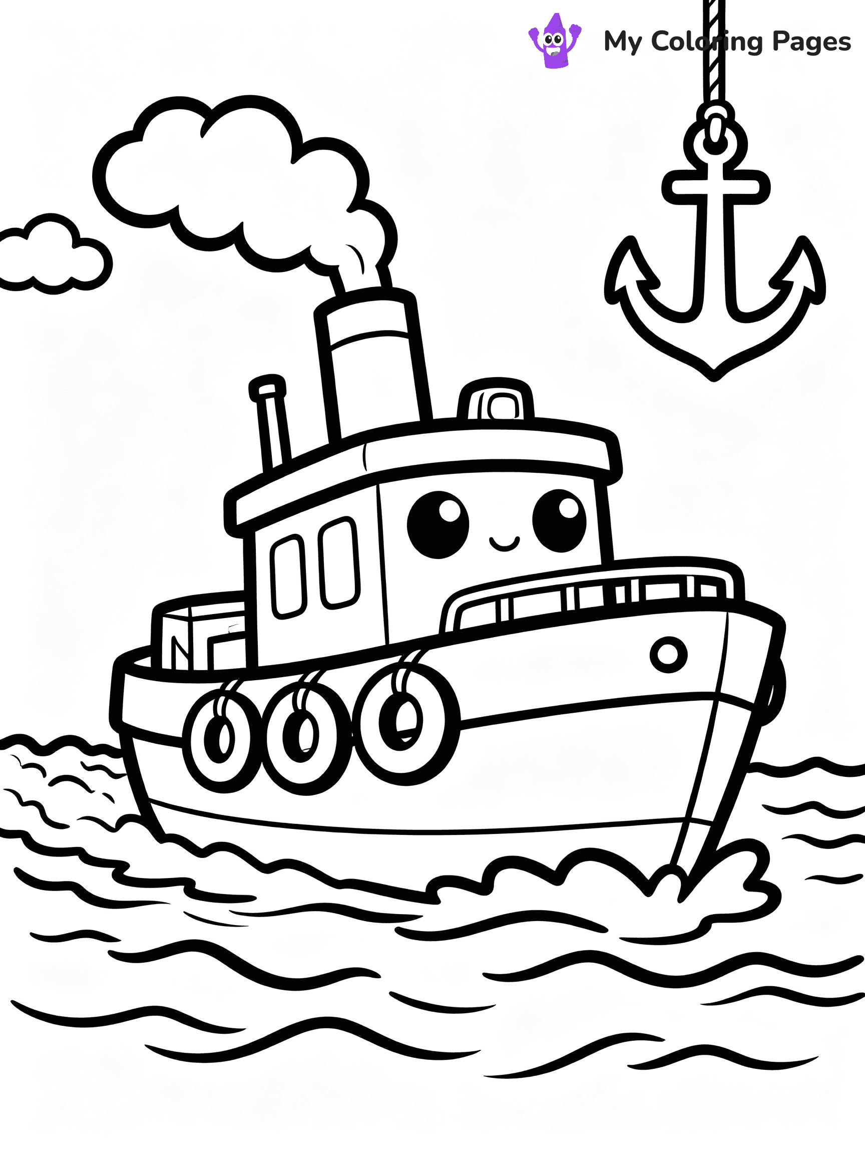 Boat Coloring Pages - 35