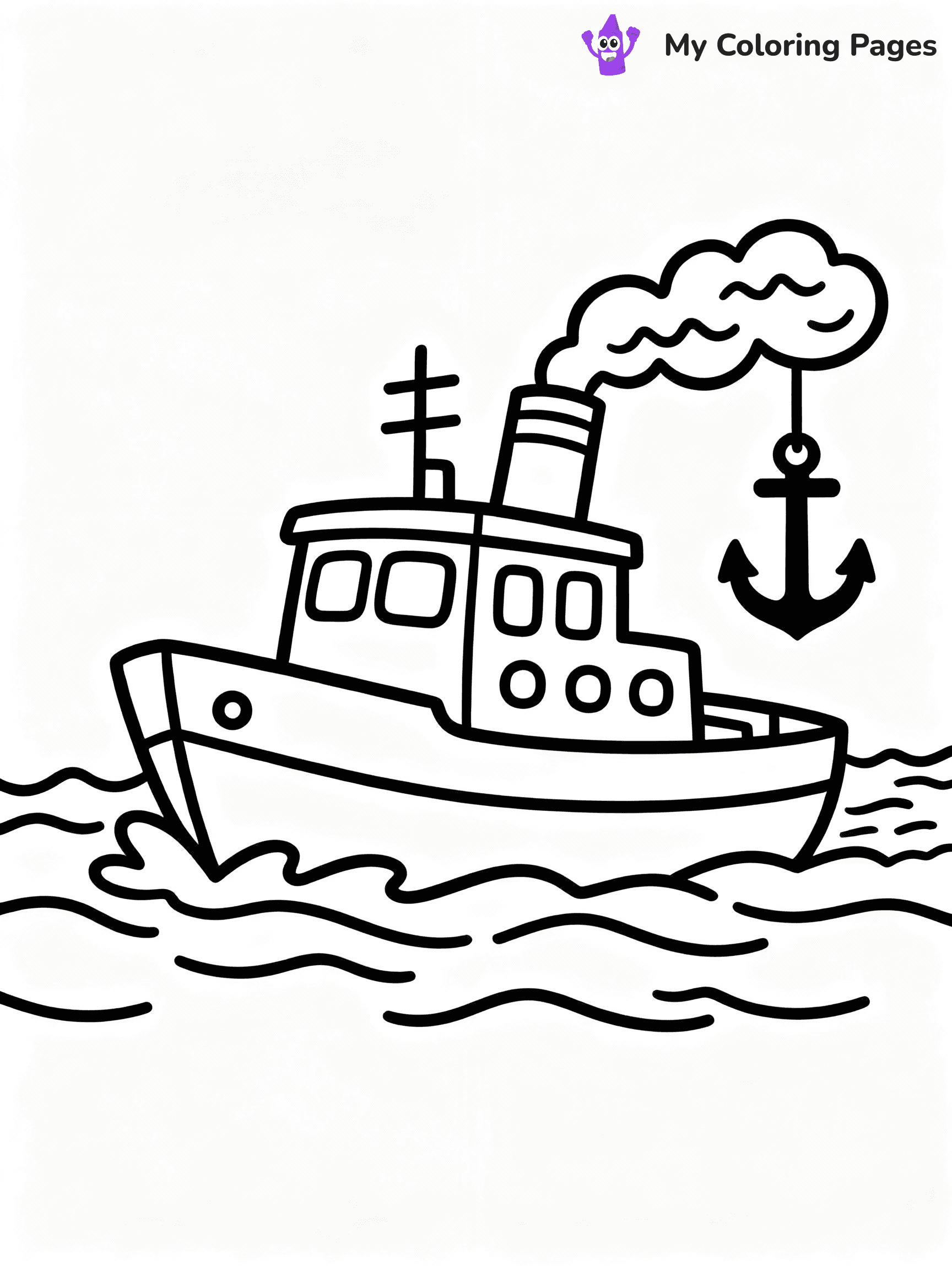 Boat Coloring Pages - 34