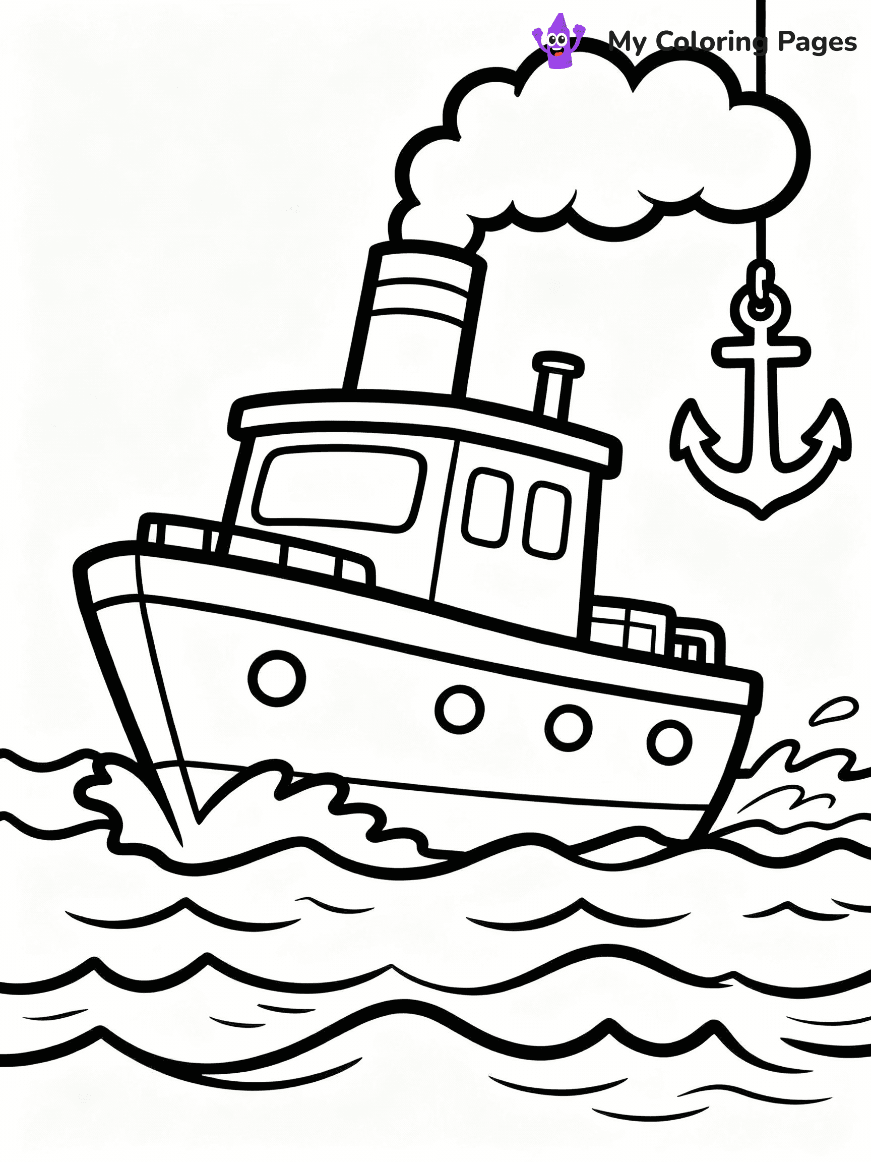 Boat Coloring Pages - 33