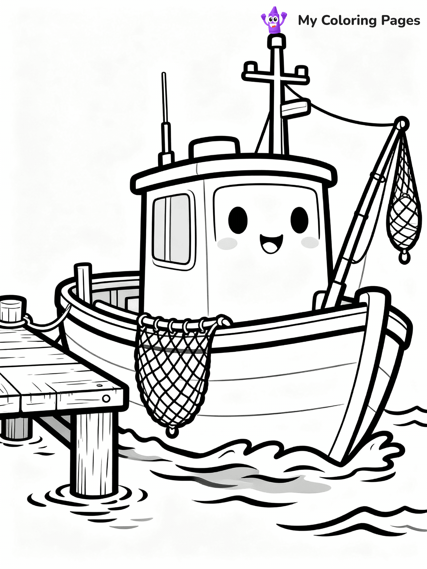 Boat Coloring Pages - 32