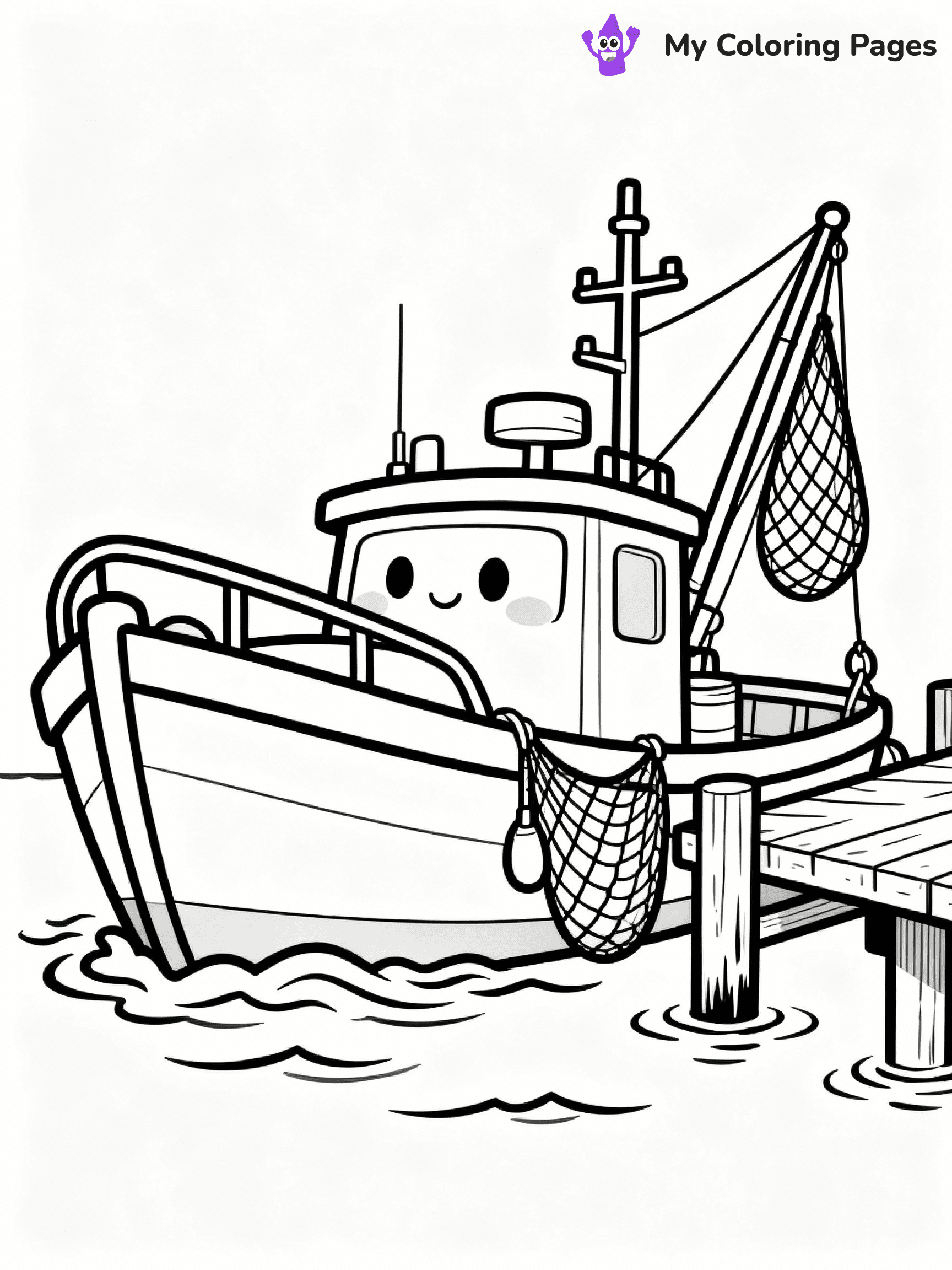 Boat Coloring Pages - 30