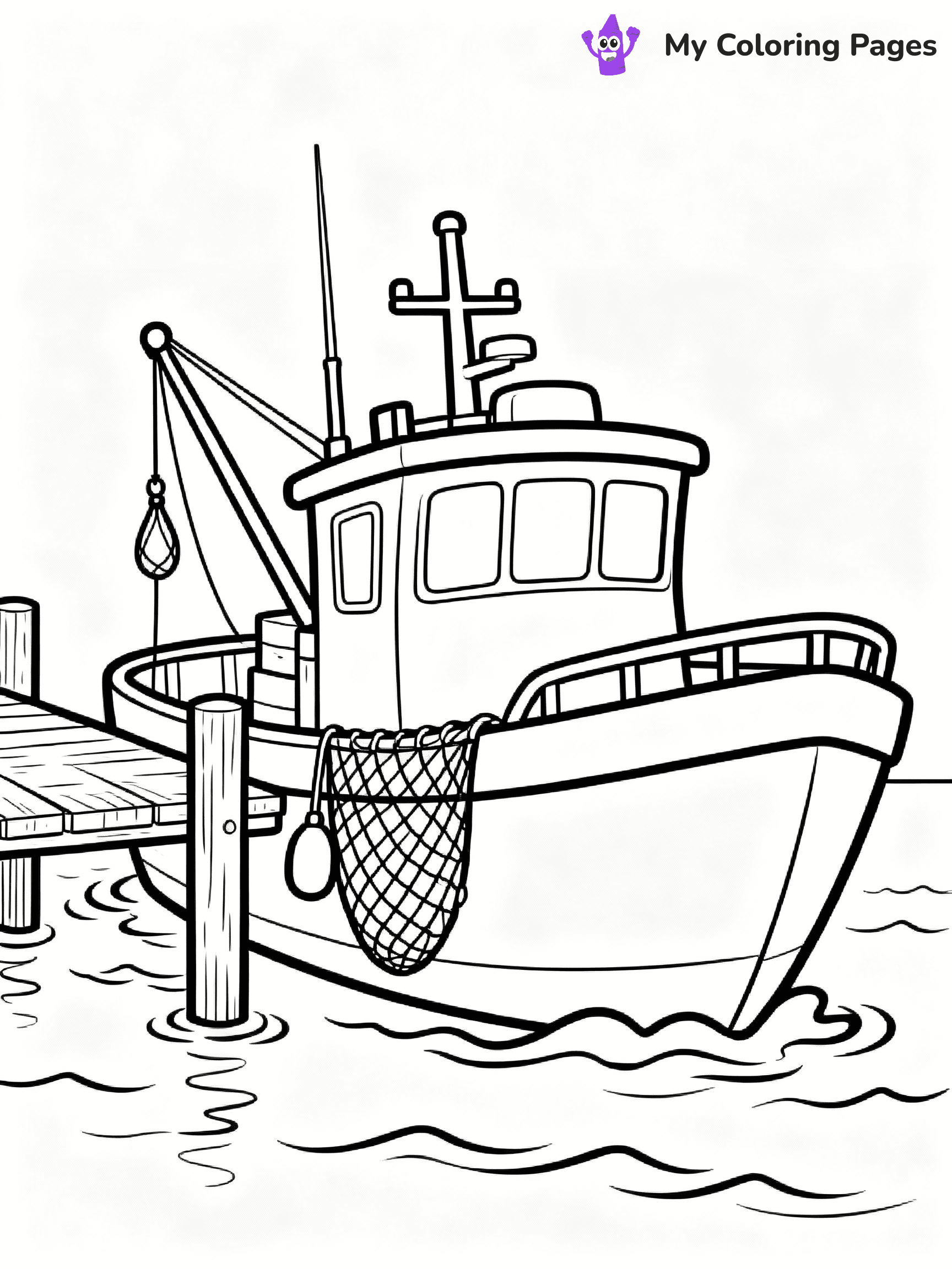 Boat Coloring Pages - 29