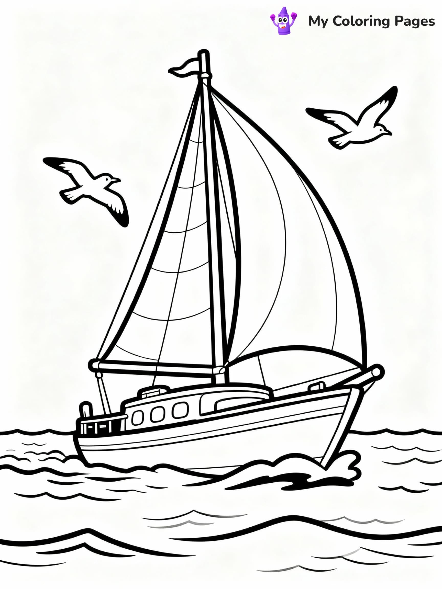 Boat Coloring Pages - 23