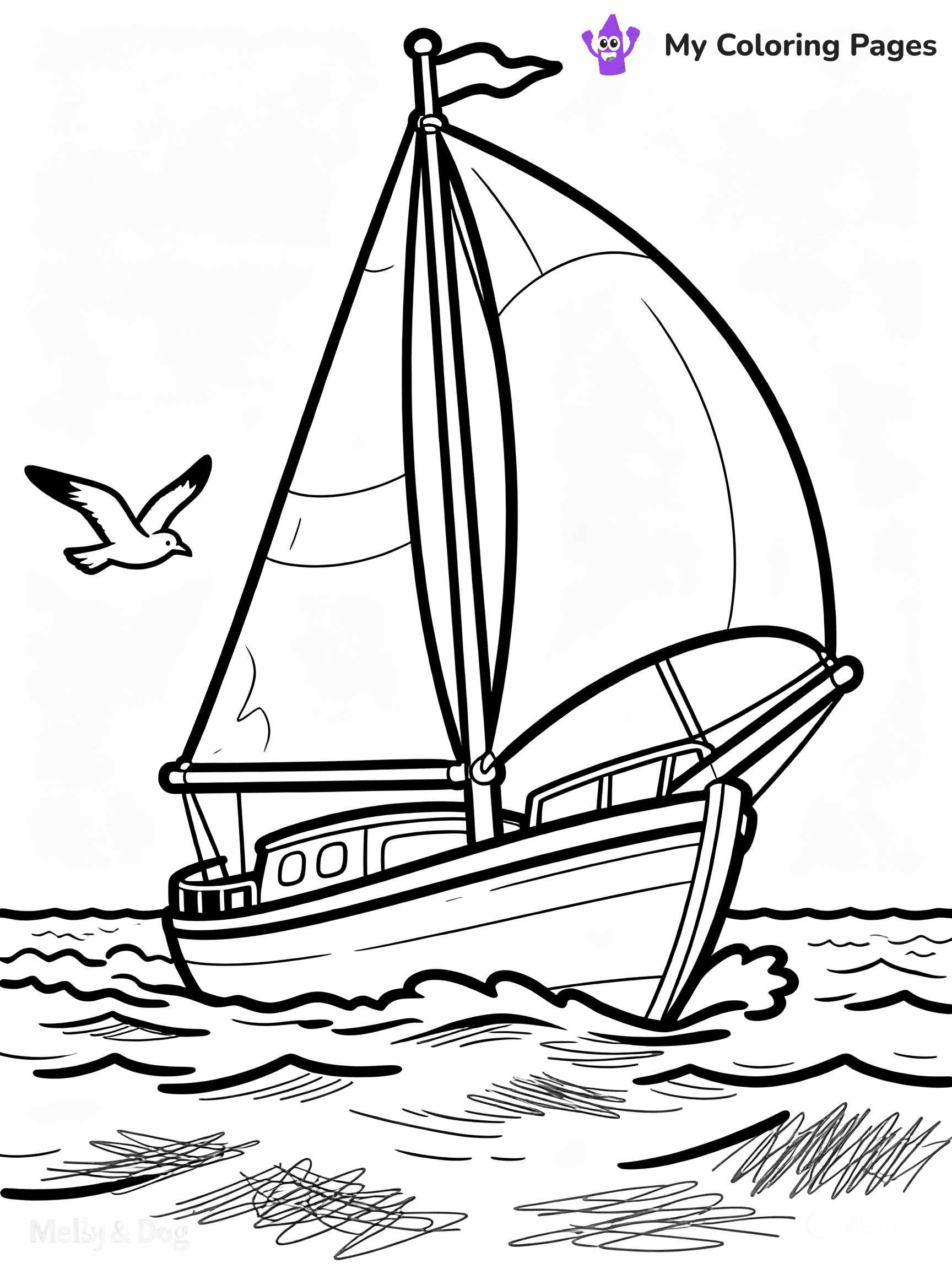 Boat Coloring Pages - 21