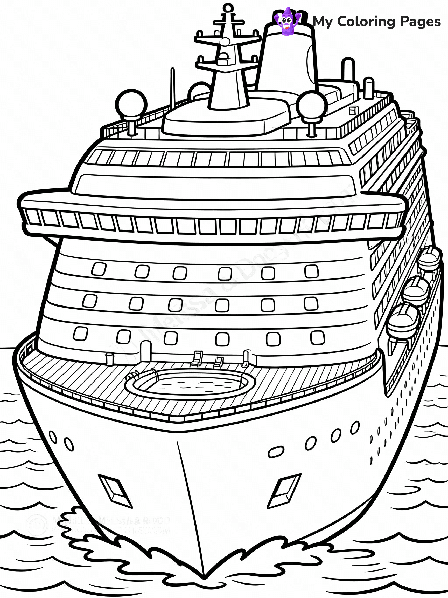 Boat Coloring Pages - 20