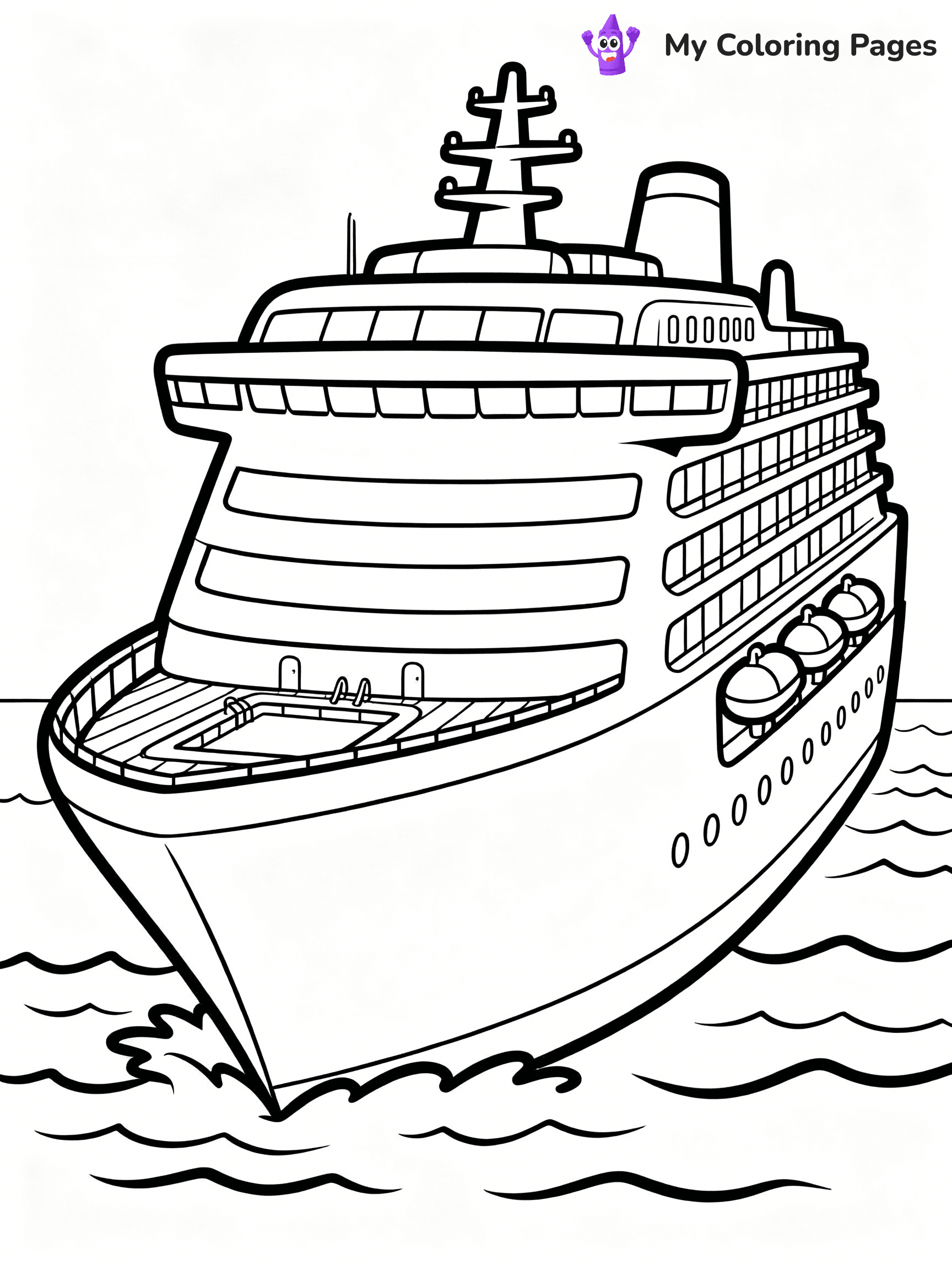 Boat Coloring Pages - 17