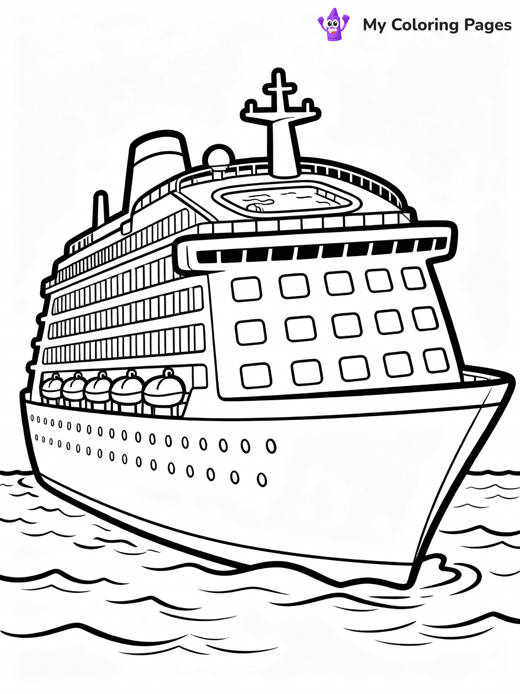 Boat Coloring Pages - 16