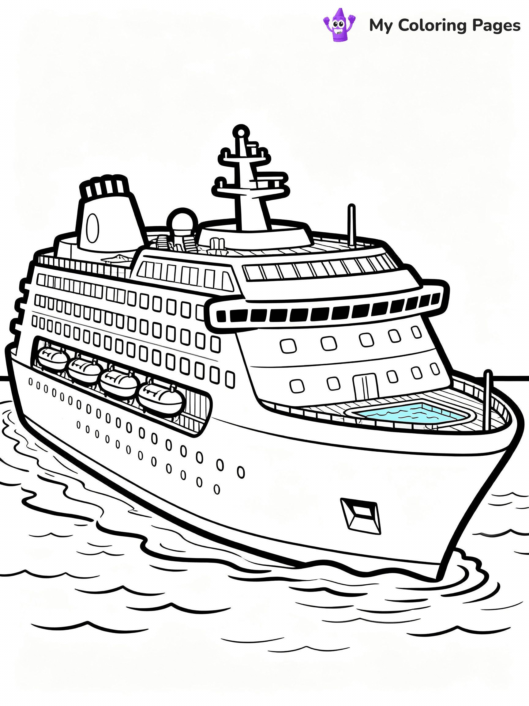 Boat Coloring Pages - 15