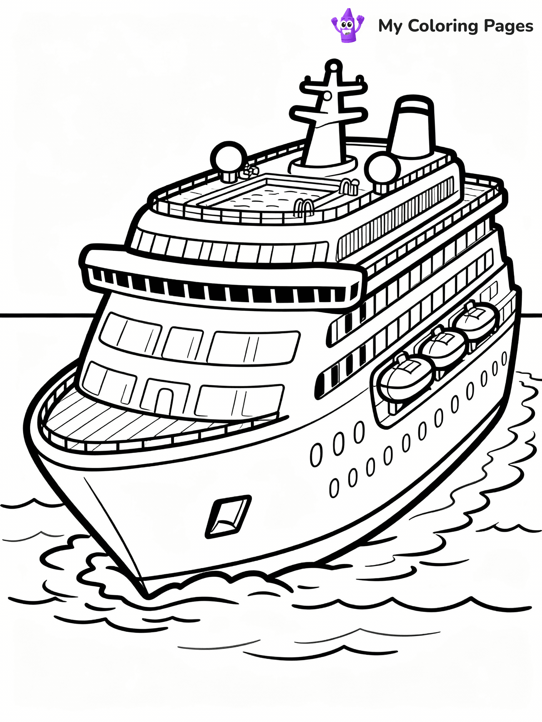 Boat Coloring Pages - 14