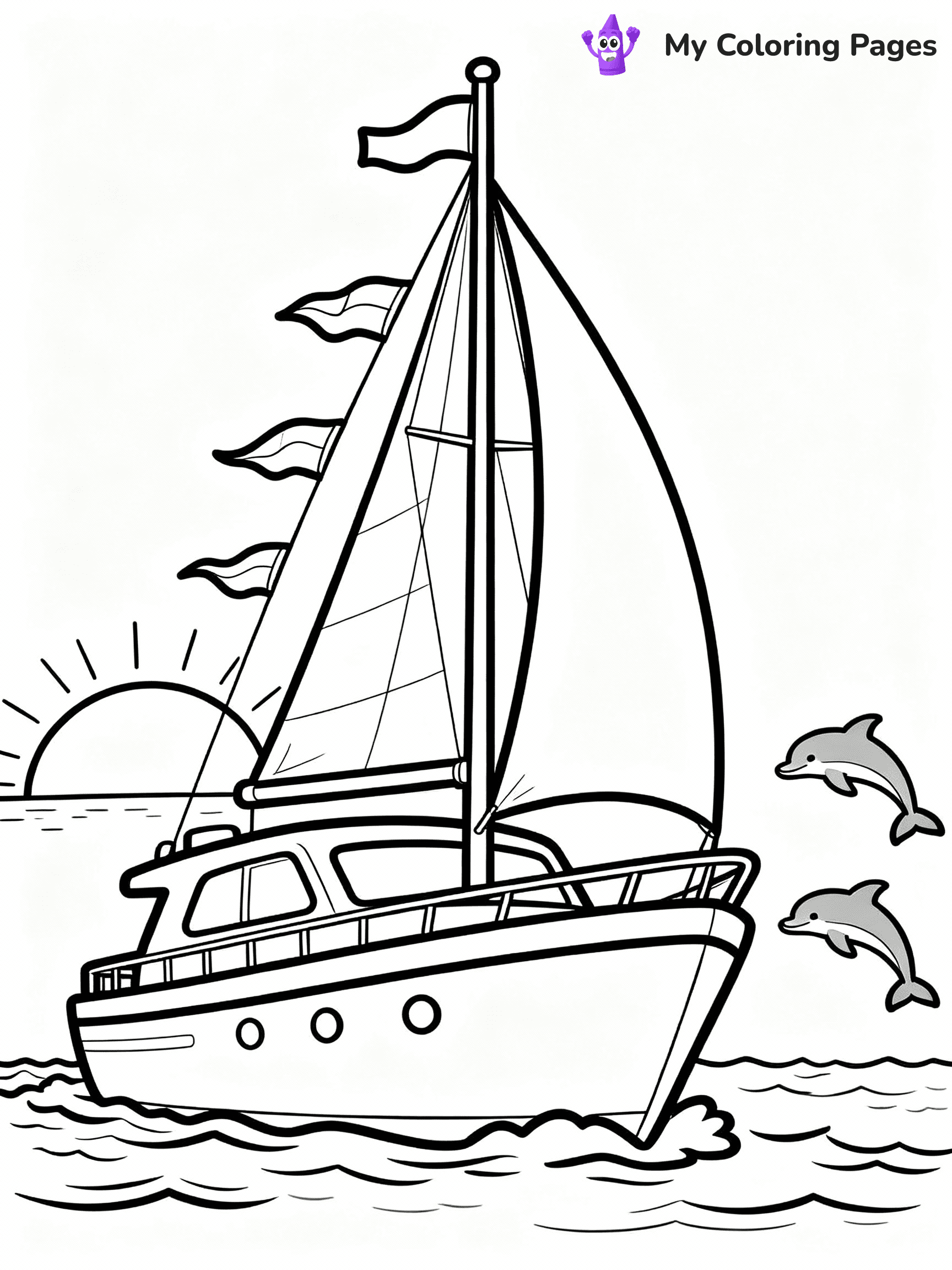 Boat Coloring Pages - 13