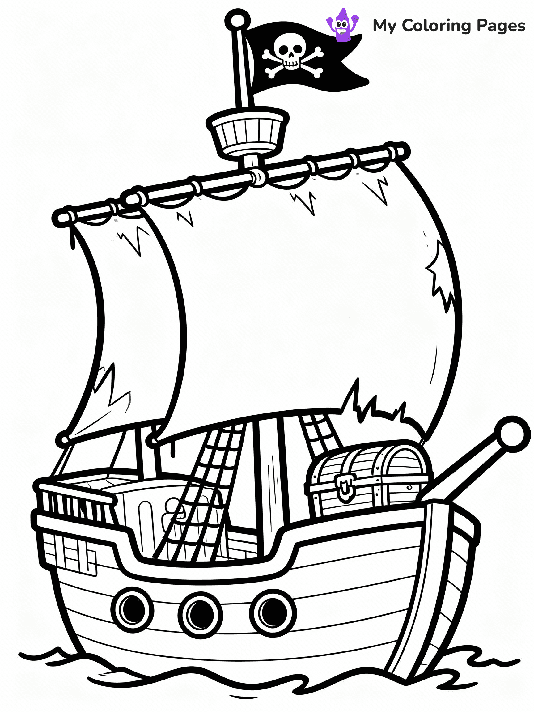 Boat Coloring Pages - 6