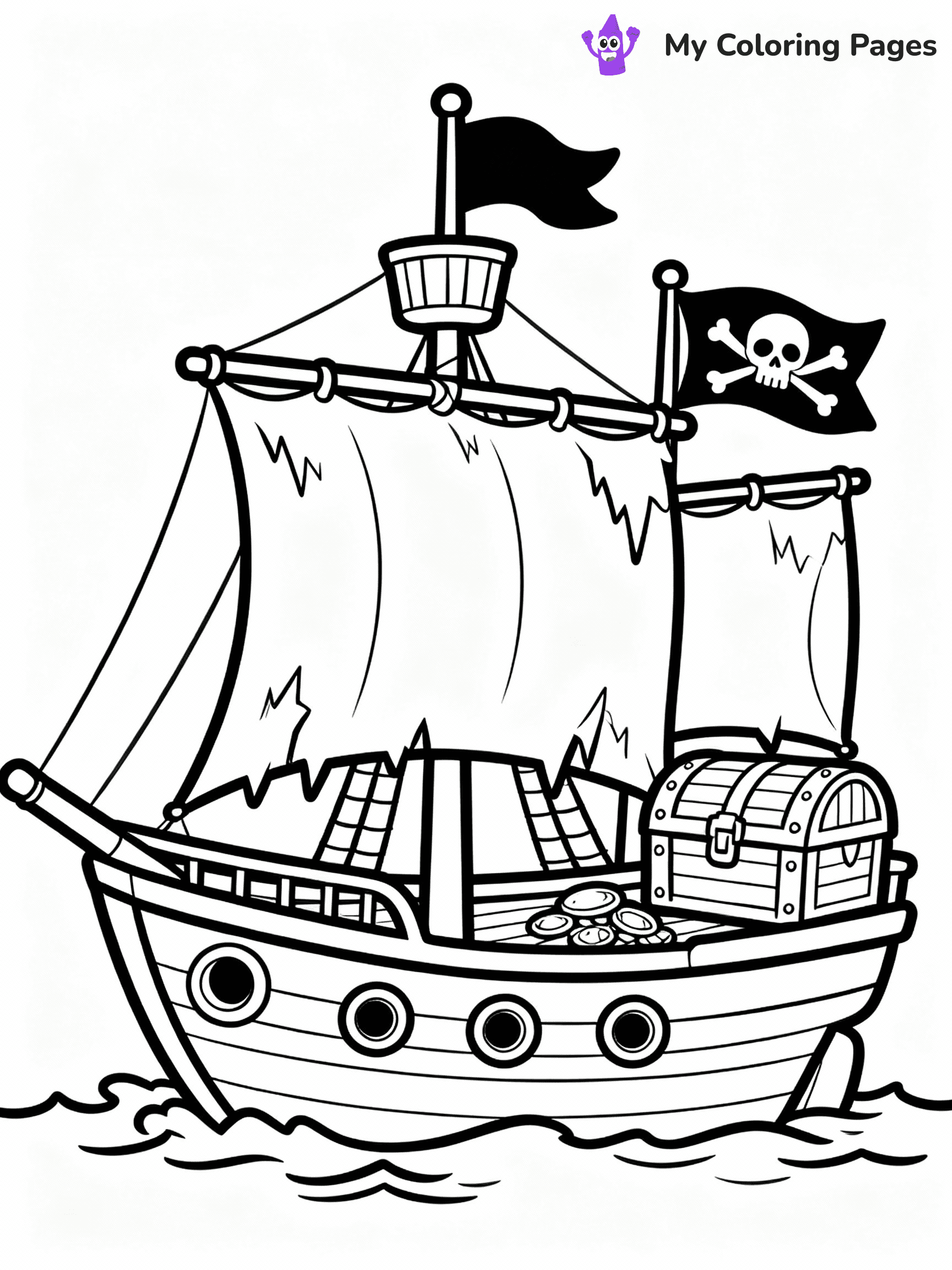 Boat Coloring Pages - 5