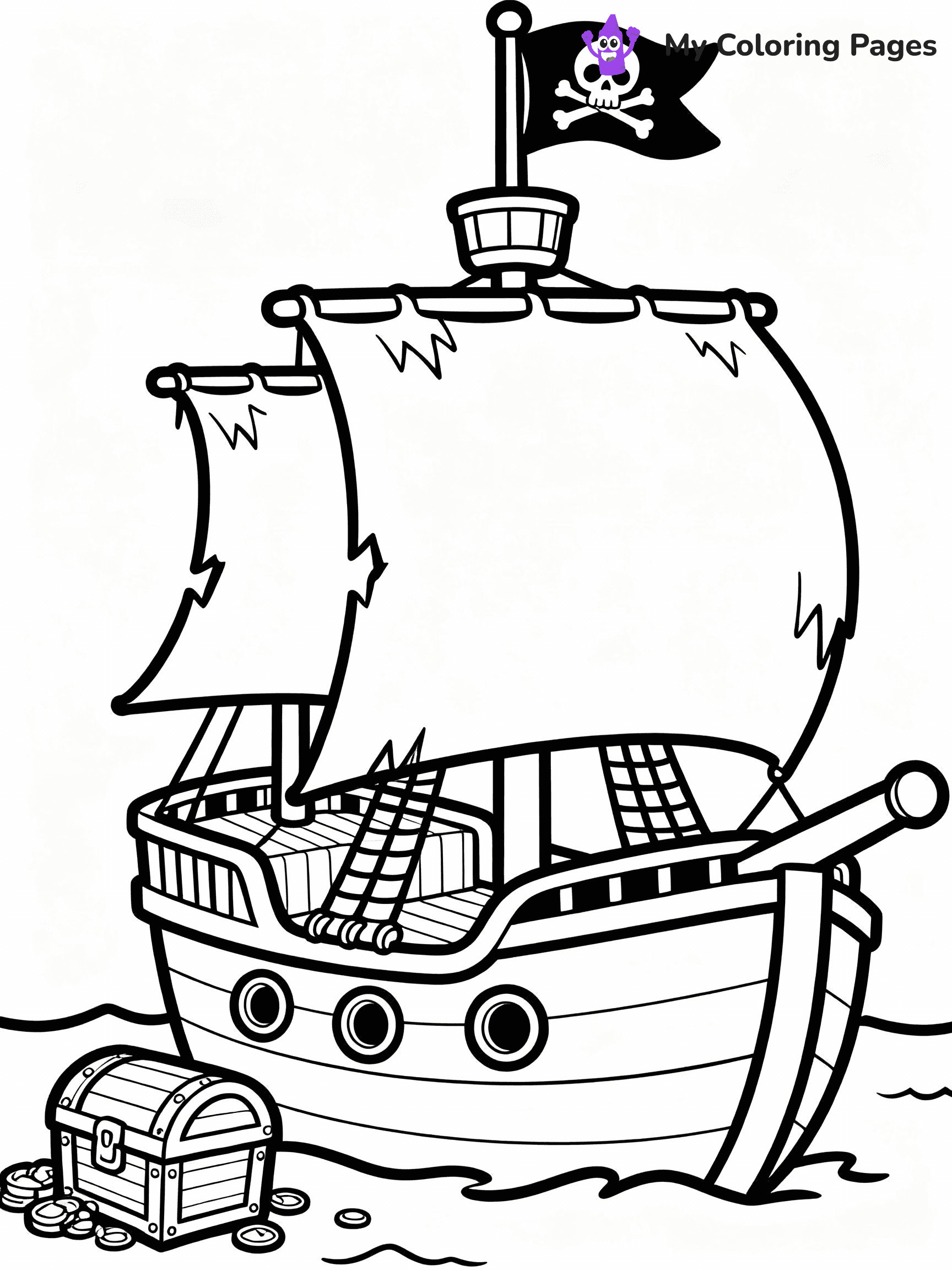 Boat Coloring Pages - 2