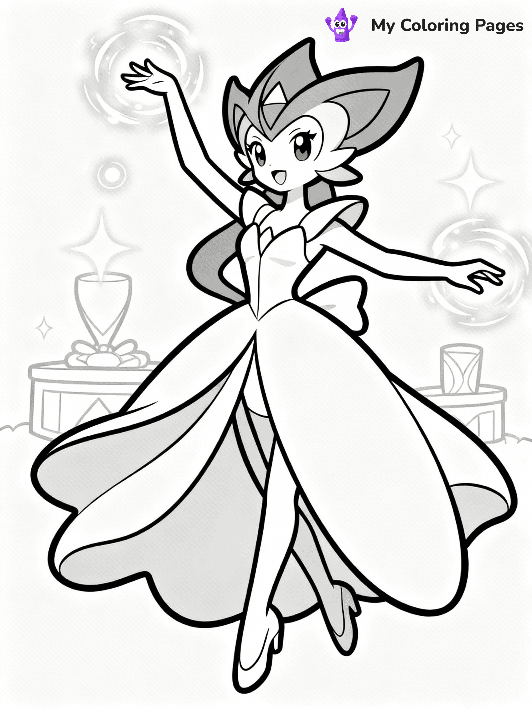 Mega Pokemon Coloring Pages - 30