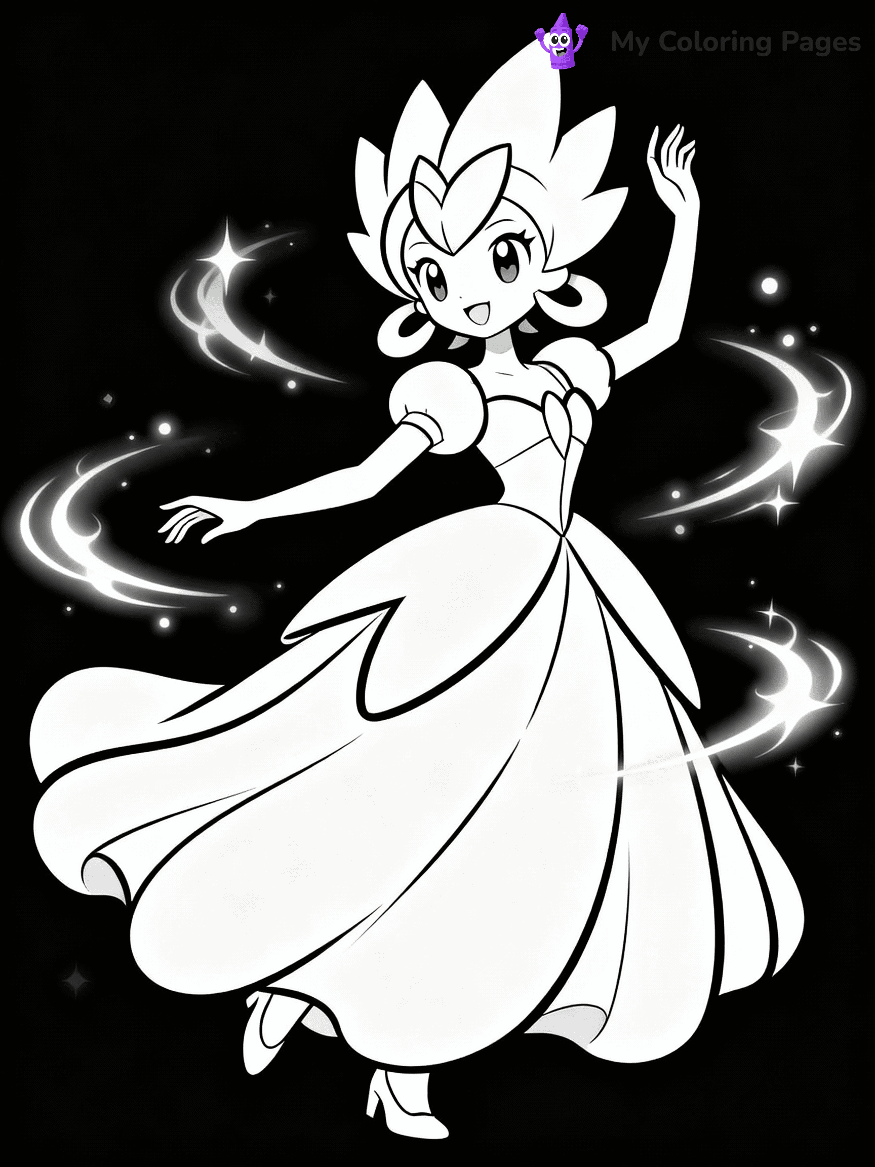 Mega Pokemon Coloring Pages - 29