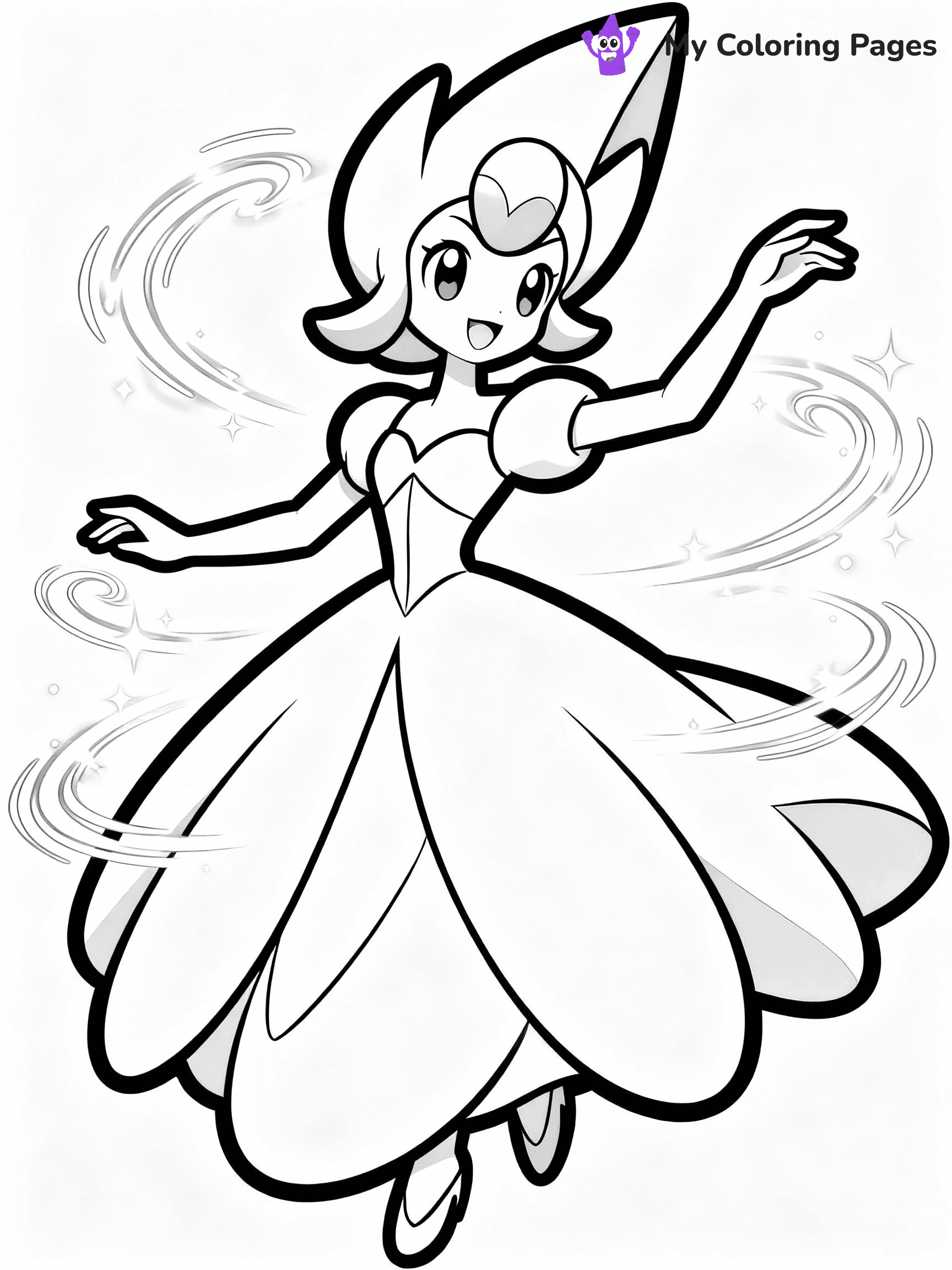 Mega Pokemon Coloring Pages - 27