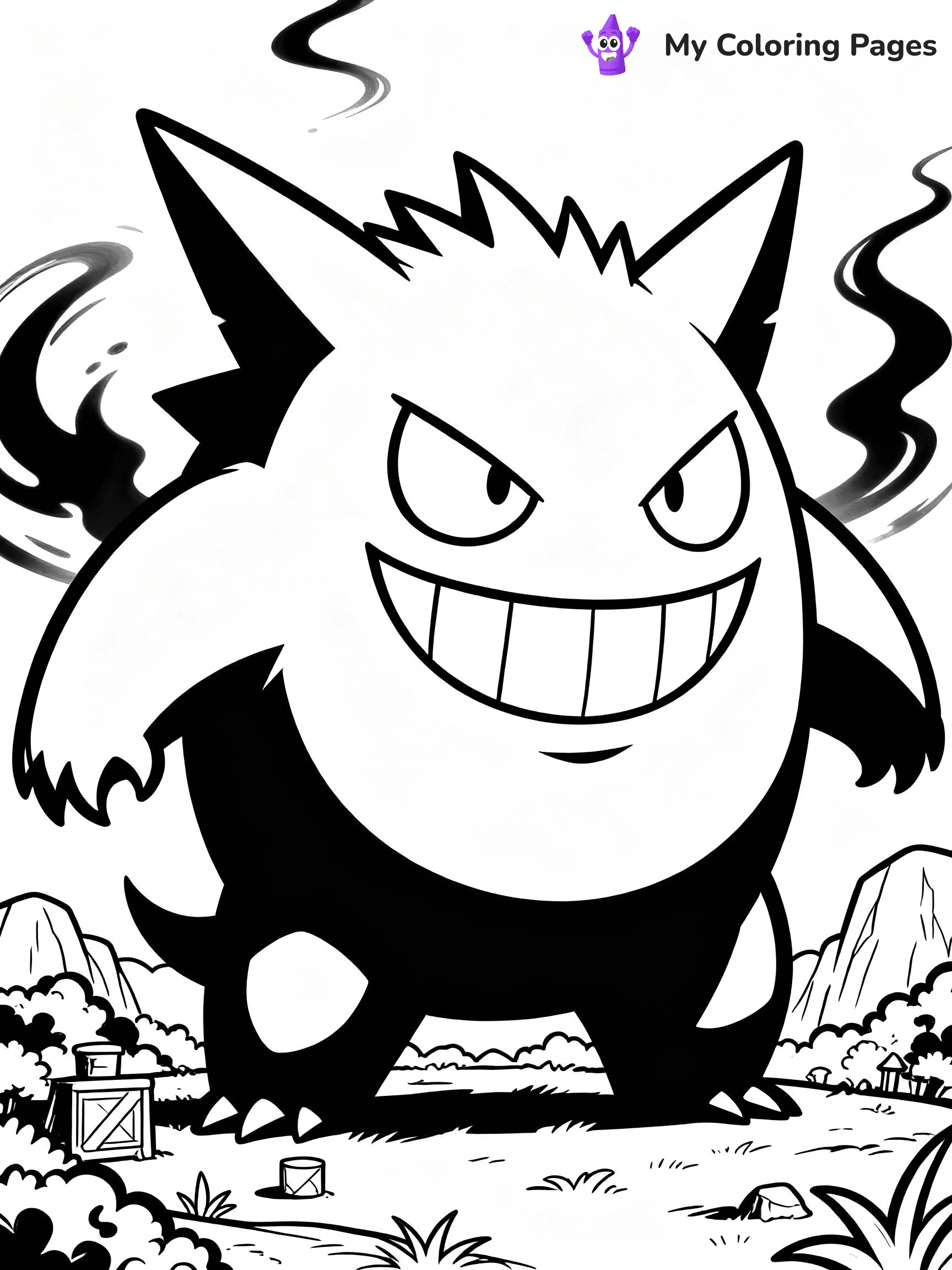 Mega Pokemon Coloring Pages - 24