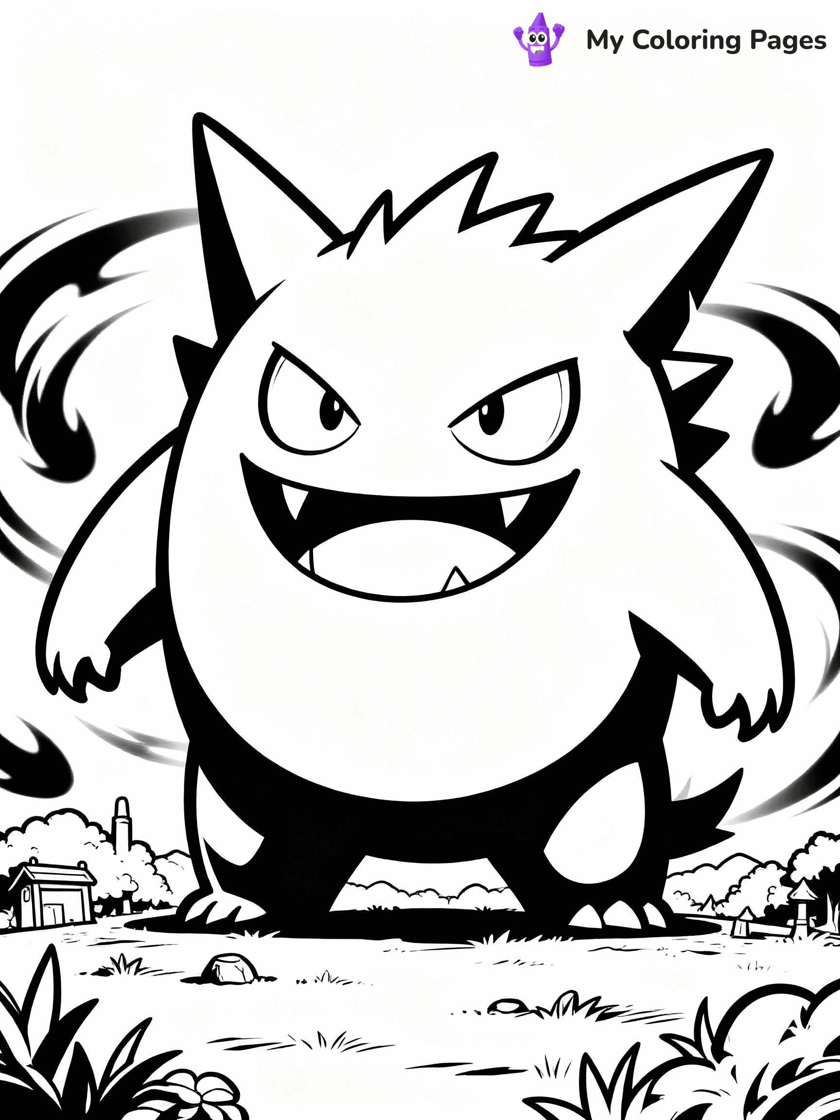 Mega Pokemon Coloring Pages - 23