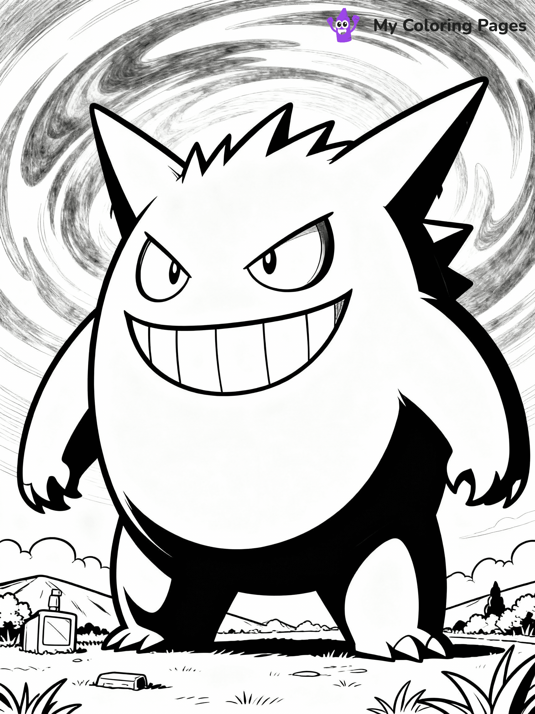 Mega Pokemon Coloring Pages - 22