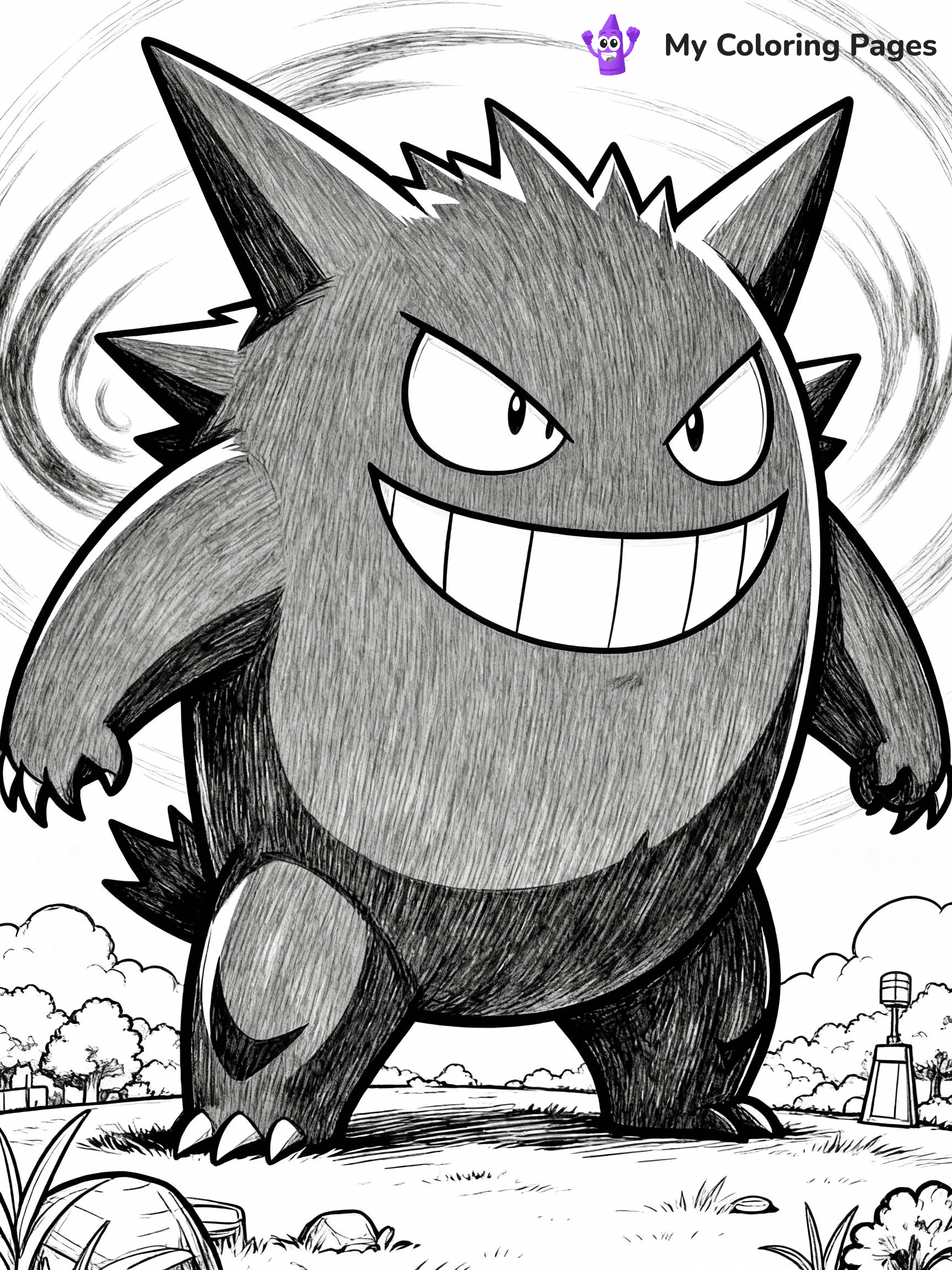 Mega Pokemon Coloring Pages - 21