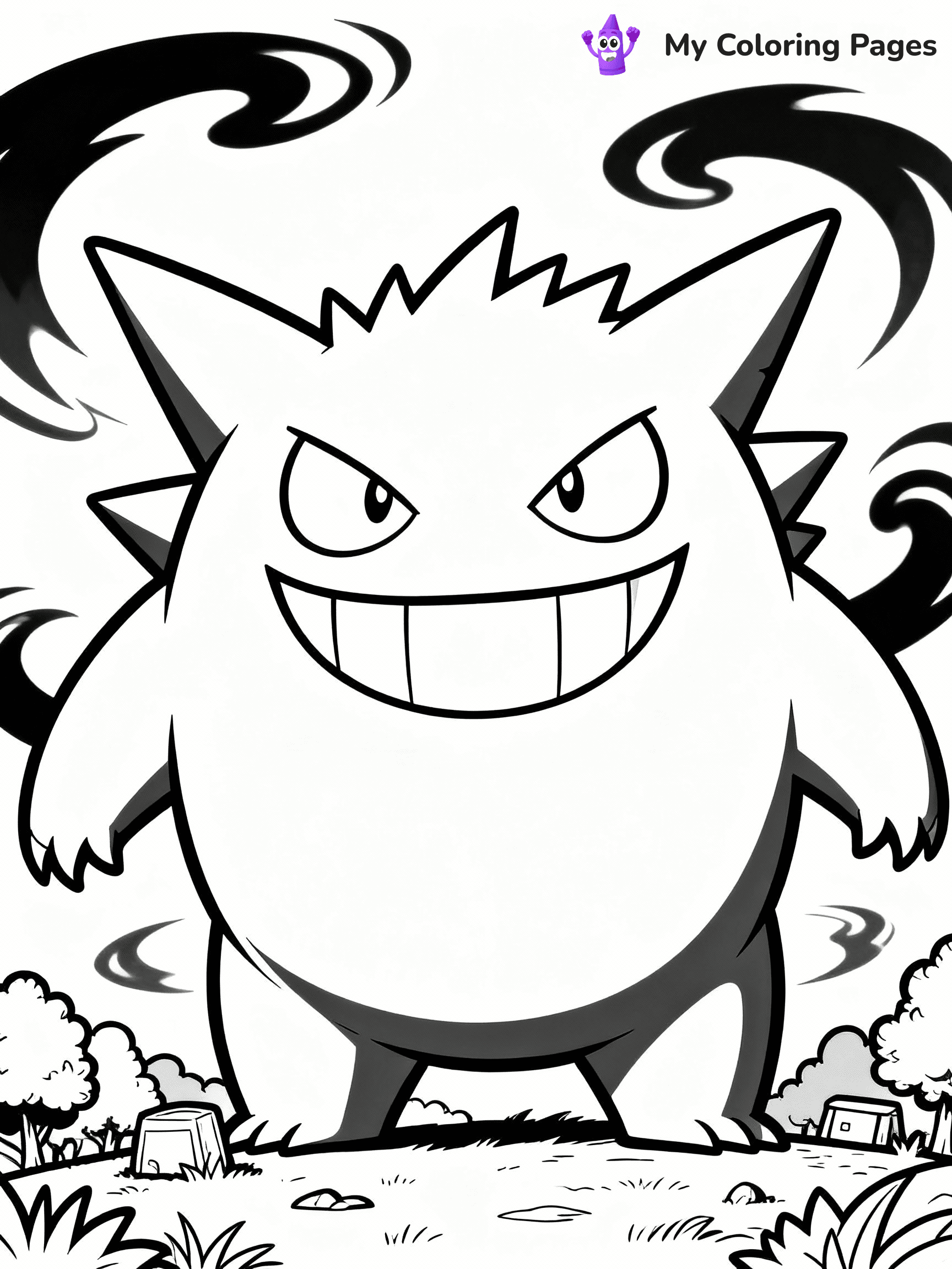Mega Pokemon Coloring Pages - 20