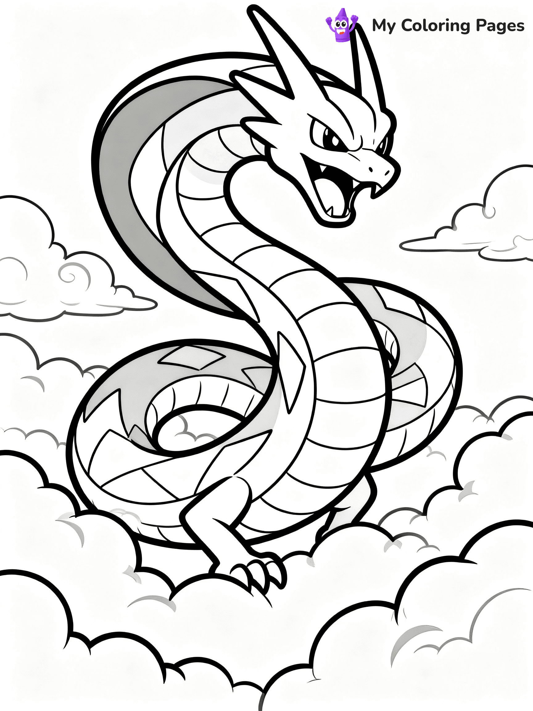 Mega Pokemon Coloring Pages - 16