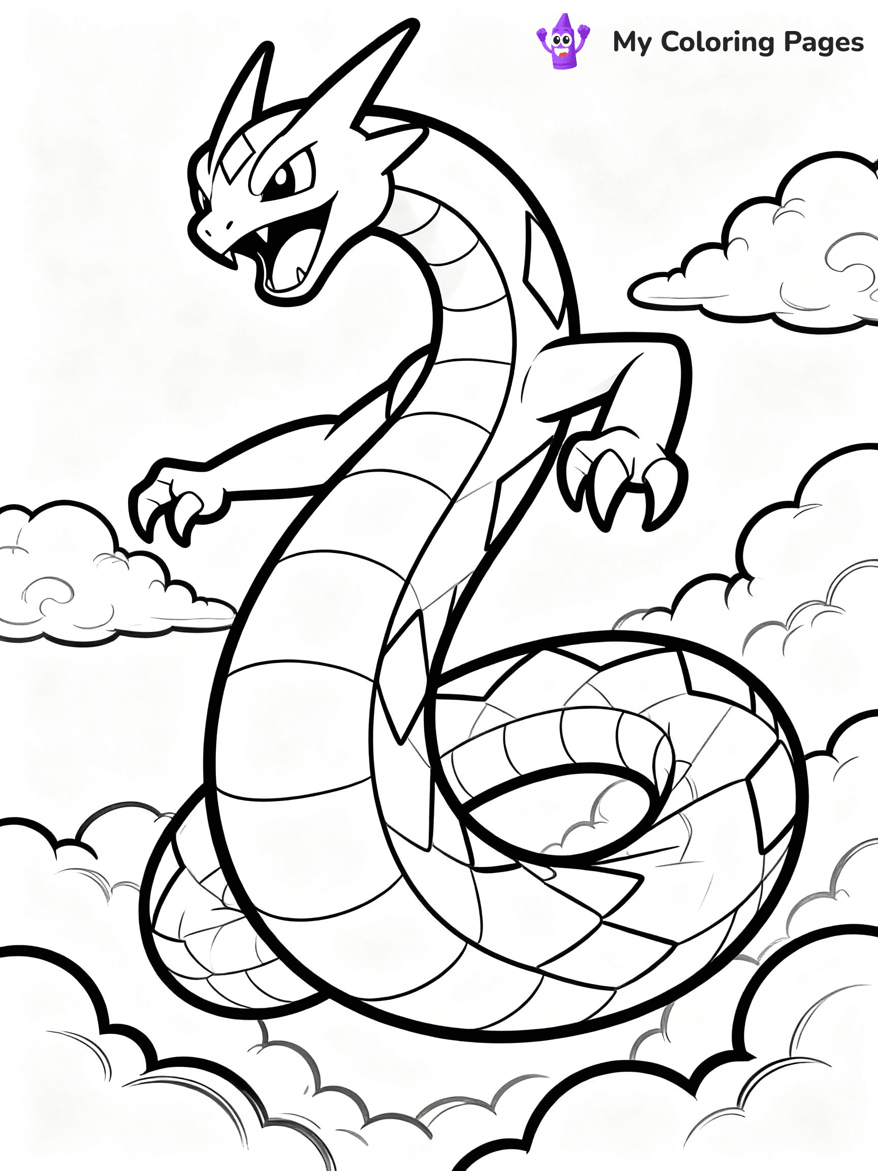 Mega Pokemon Coloring Pages - 15