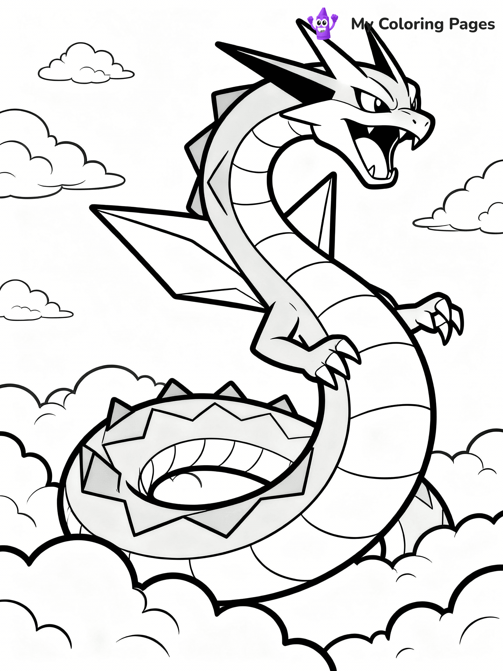 Mega Pokemon Coloring Pages - 14