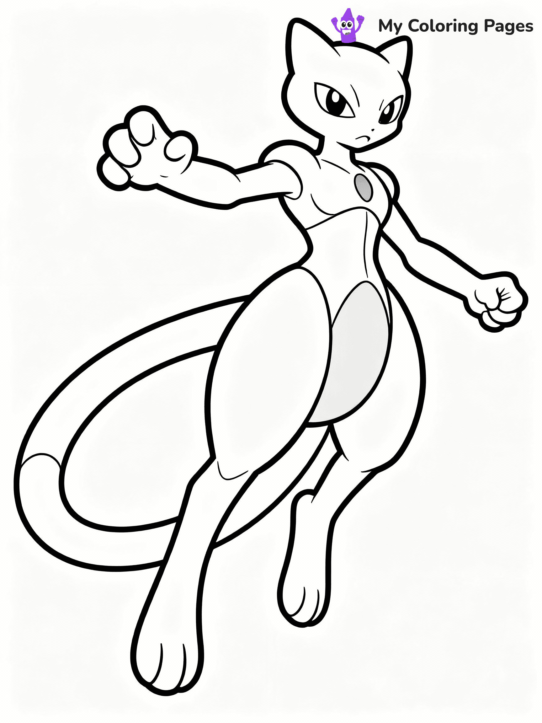 Mega Pokemon Coloring Pages - 12