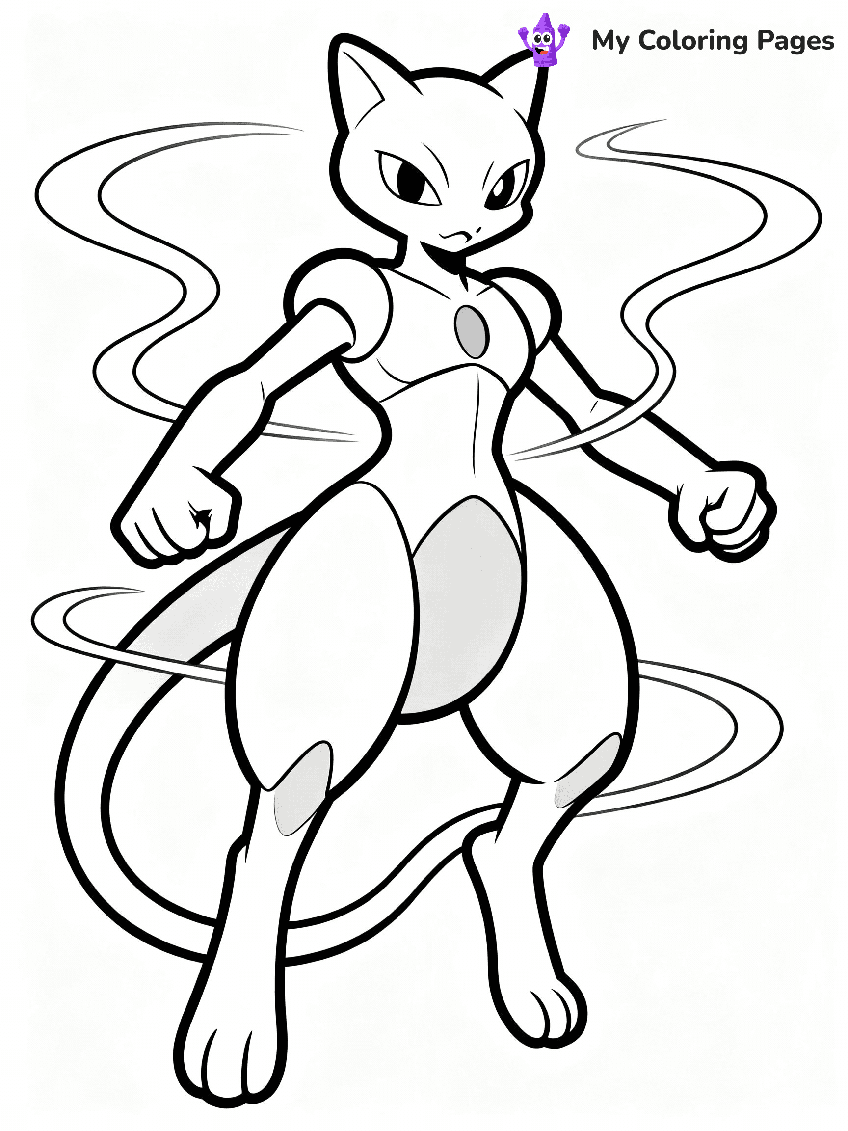 Mega Pokemon Coloring Pages - 7