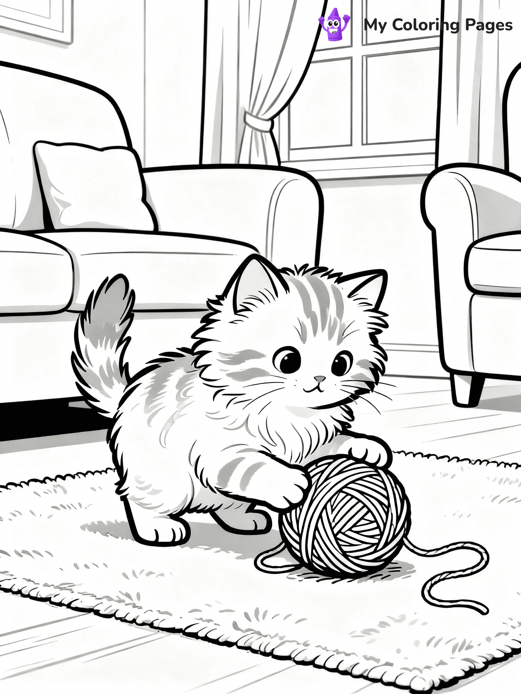 Cat And Dog Coloring Pages - 25